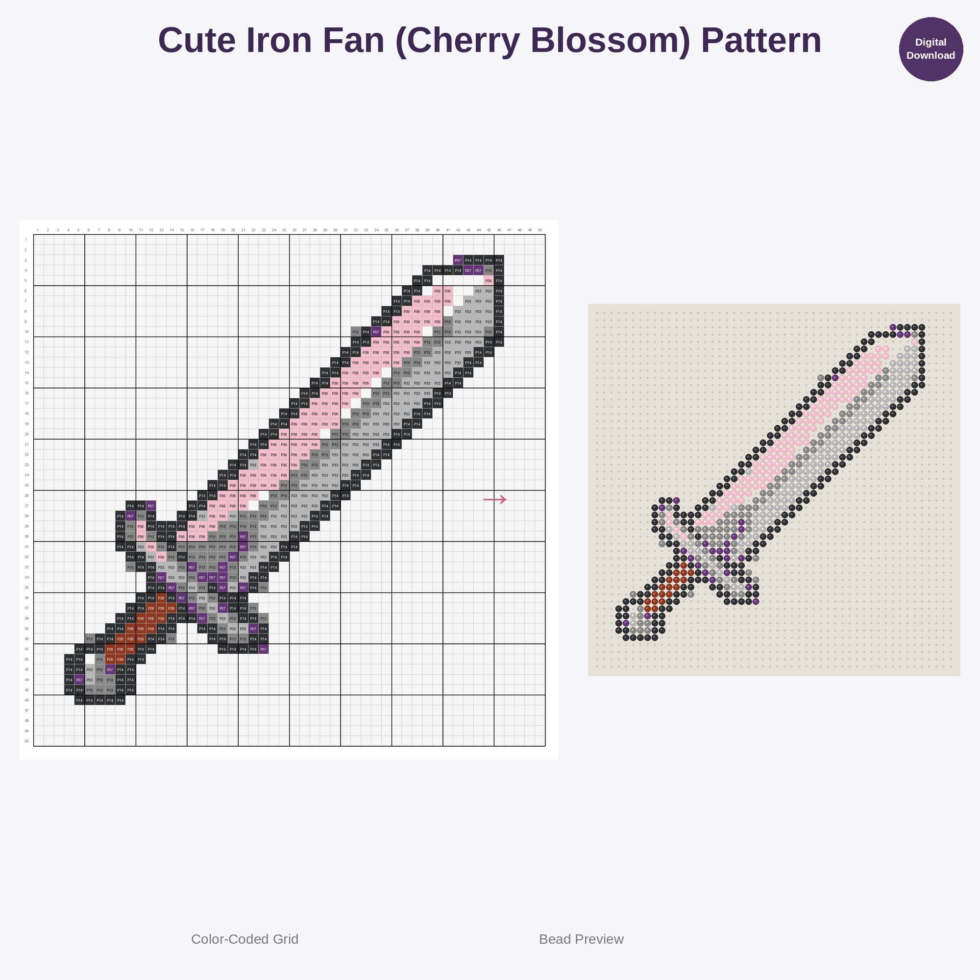 Chibi Warrior Gear & Accessories Perler Bead Patterns Bundle, 48 Designs (PDF Digital Download)
