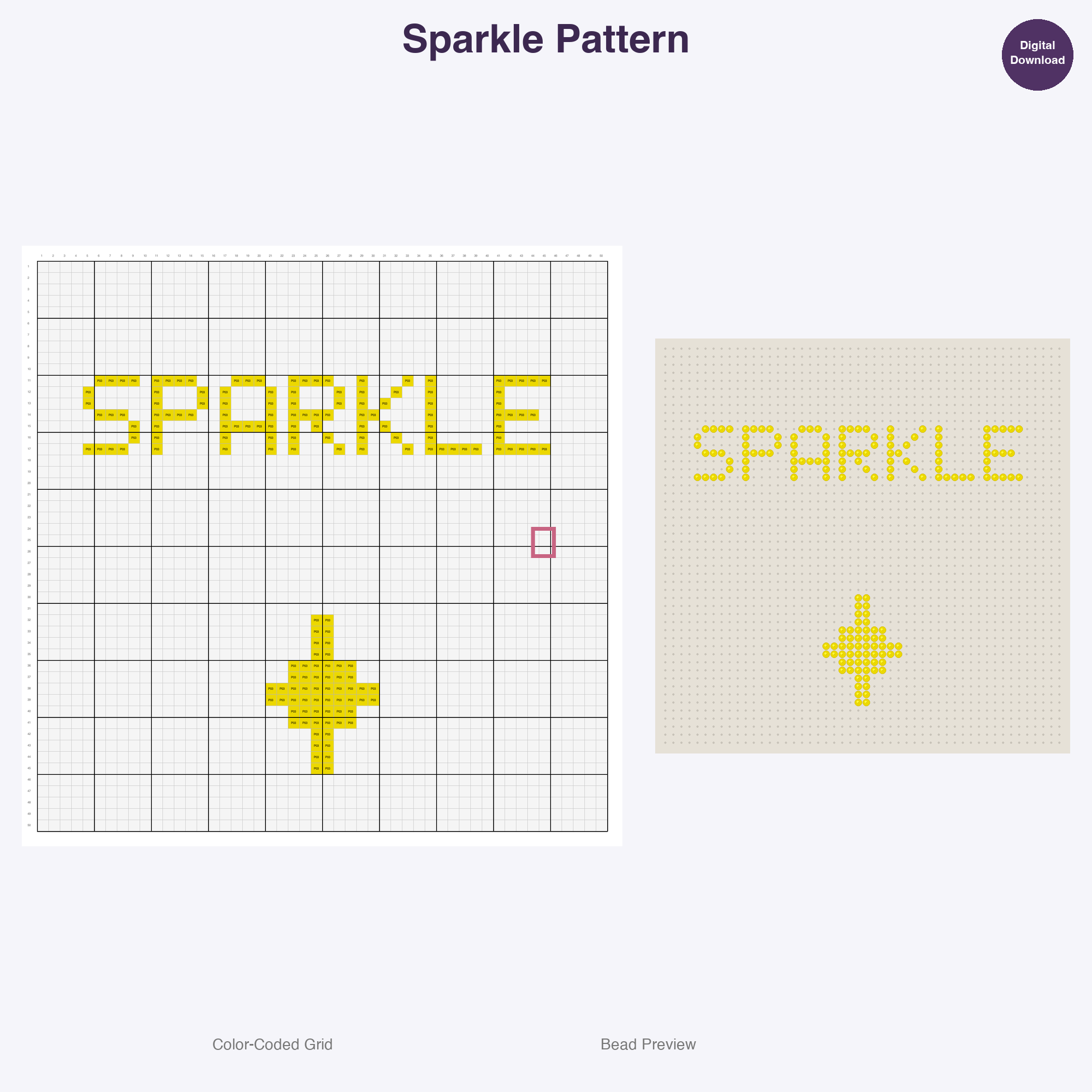Christmas Word Signs Perler Bead Patterns, 48 Designs x 2 Grid Sizes (50x50 + 128x128), Fuse Bead PDF Digital Download