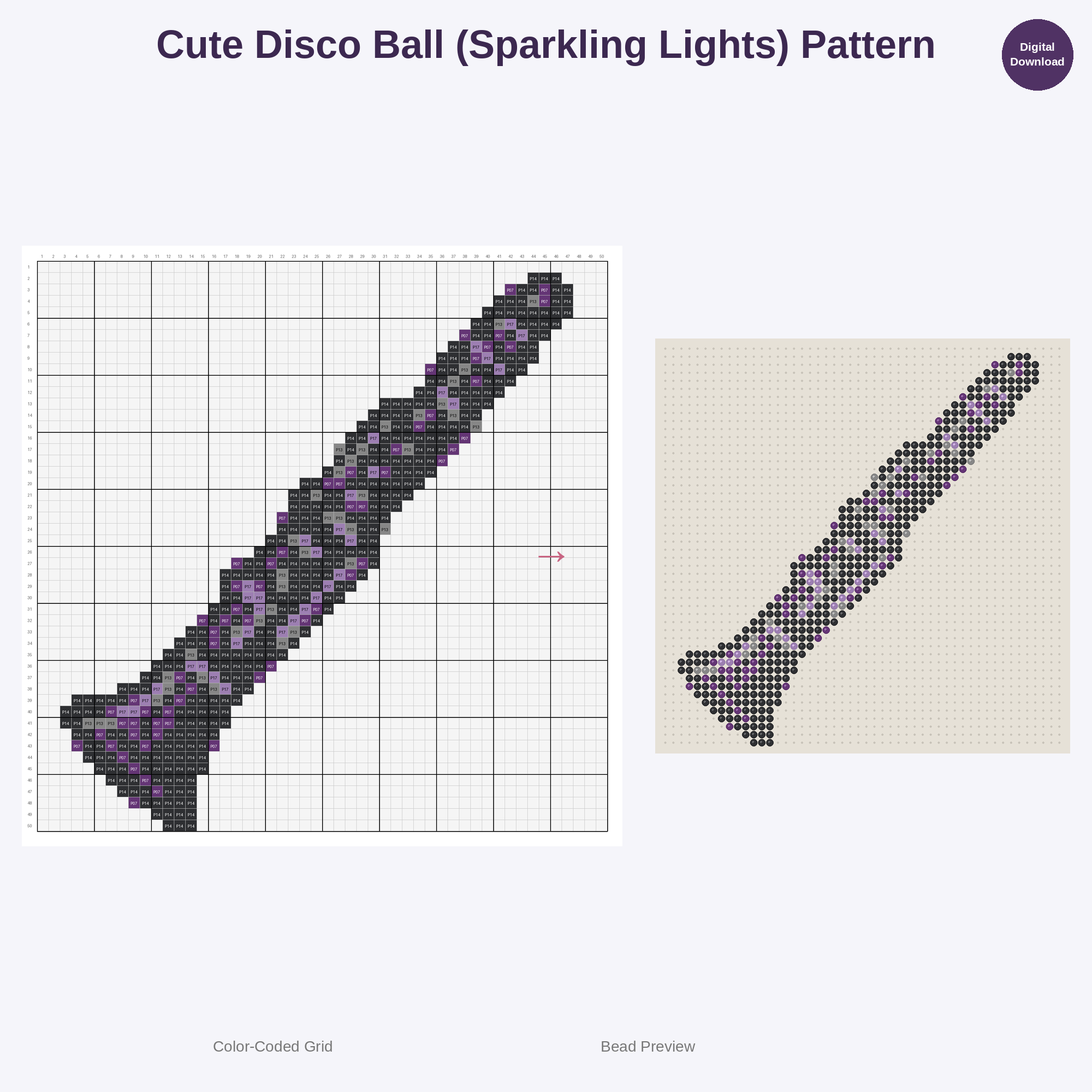 Concert Night Vibes Perler Bead Patterns Bundle, 48 Designs (PDF Digital Download)