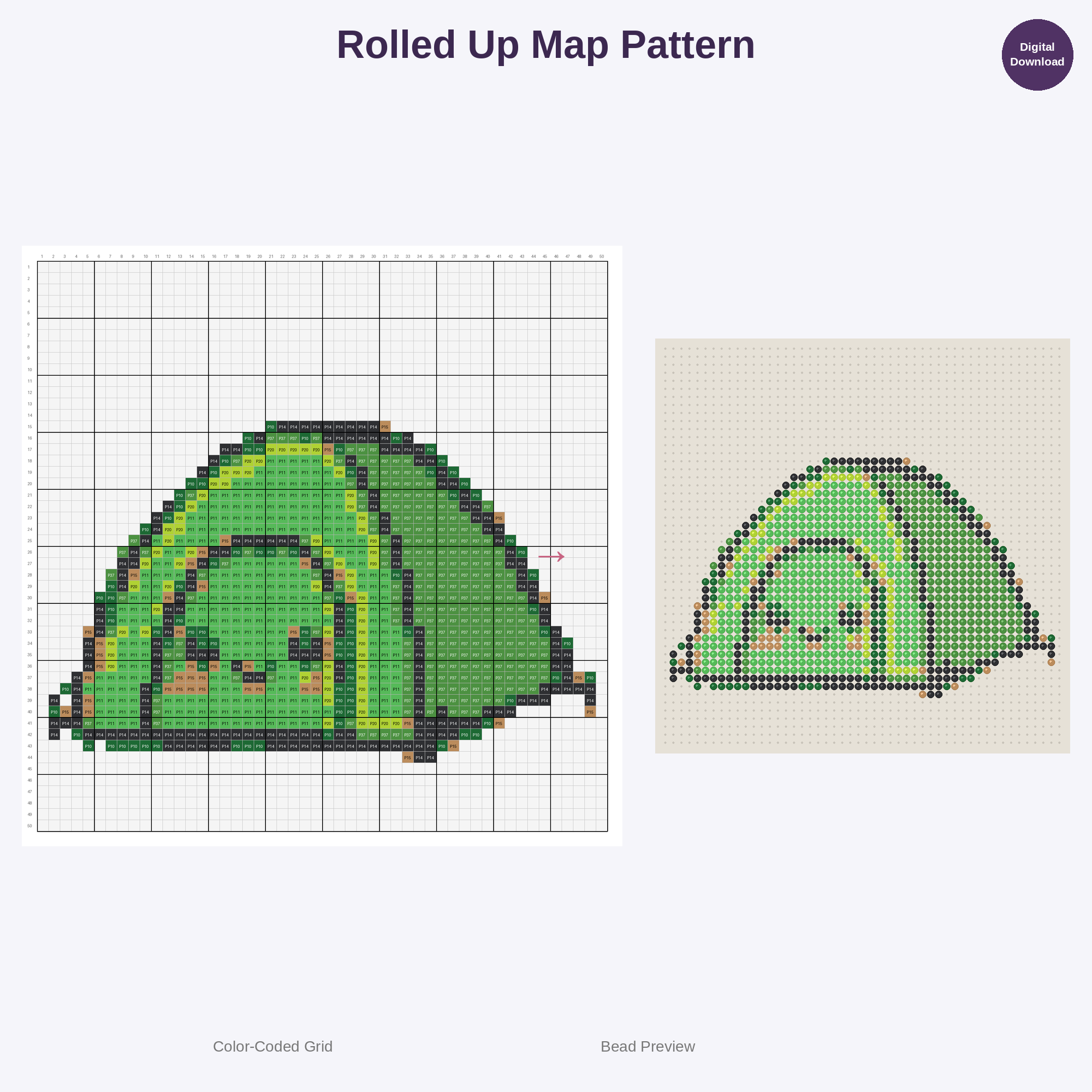 Cozy Campfire & Stargazing Adventures Perler Bead Patterns Bundle, 48 Designs (PDF Digital Download)