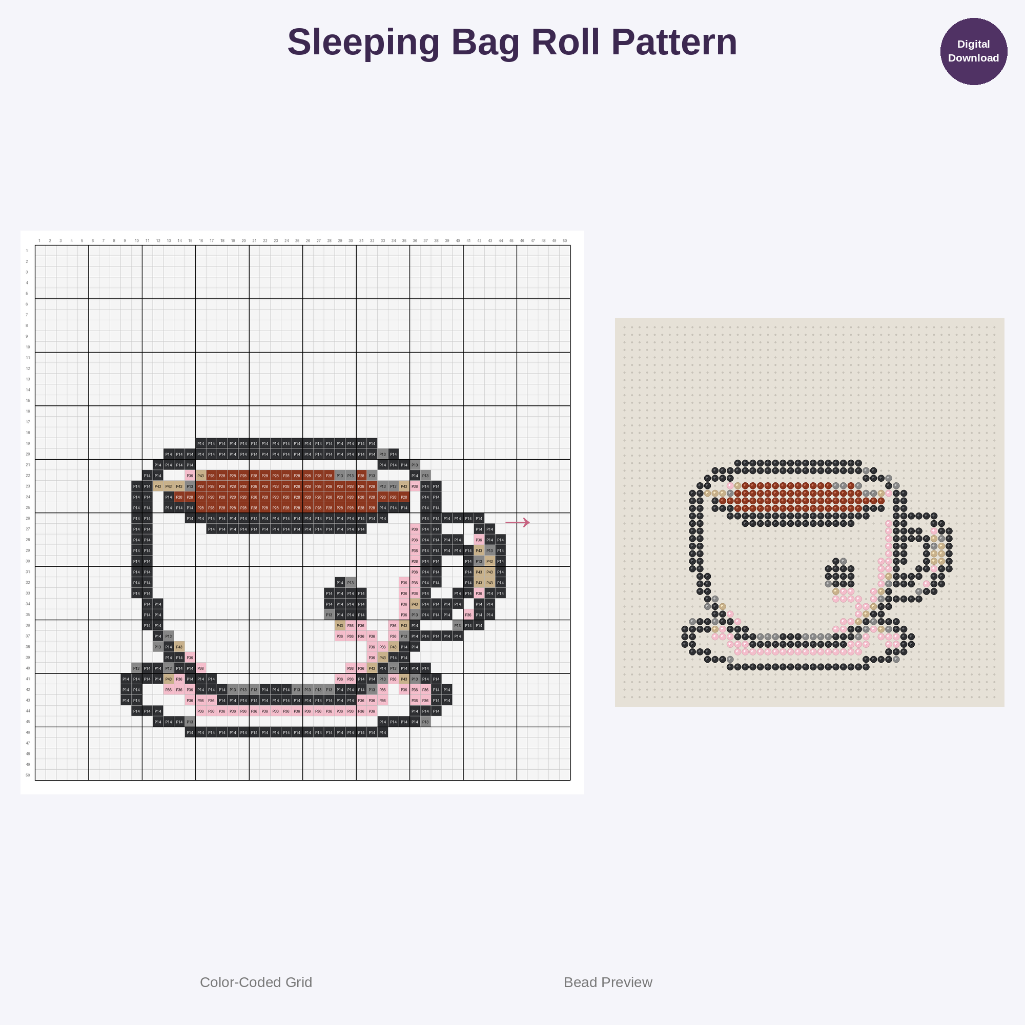 Cozy Campfire & Stargazing Adventures Perler Bead Patterns Bundle, 48 Designs (PDF Digital Download)