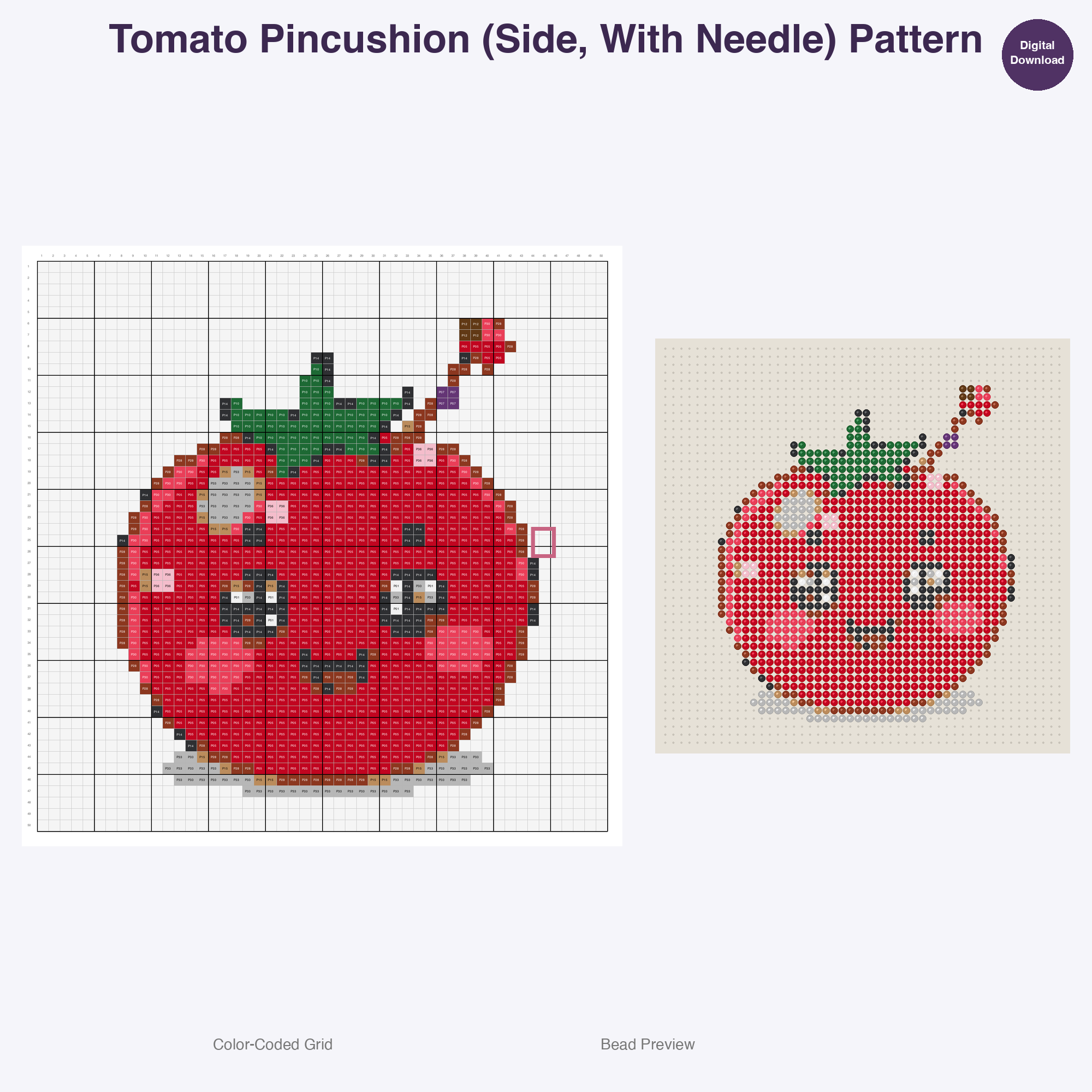 Crafty Creations Toolkit Perler Bead Patterns Bundle, 48 Designs (PDF Digital Download)