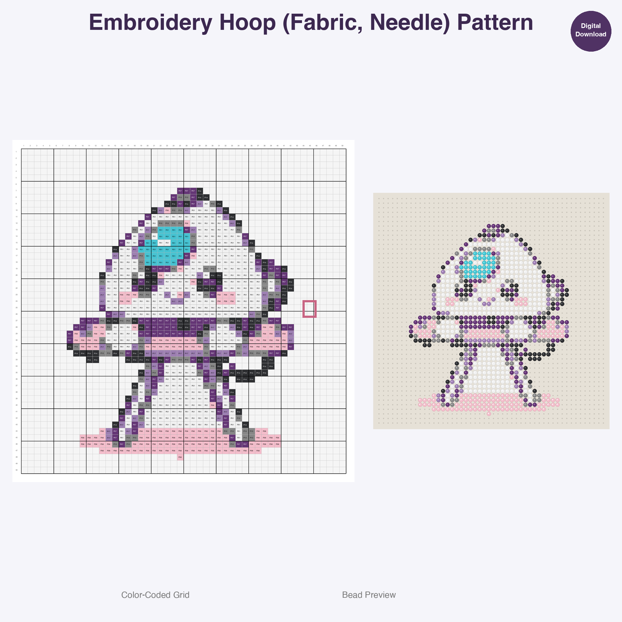 Crafty Creations Toolkit Perler Bead Patterns Bundle, 48 Designs (PDF Digital Download)
