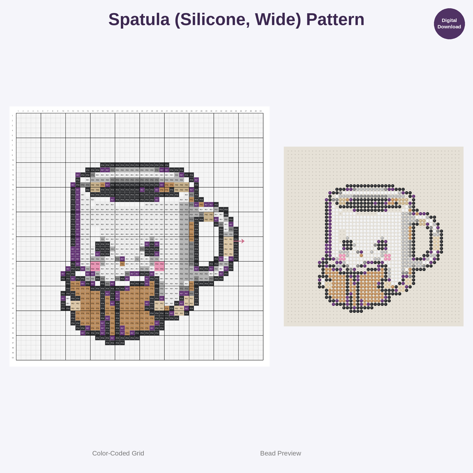 Culinary Cuties Collection Perler Bead Patterns Bundle, 48 Designs (PDF Digital Download)