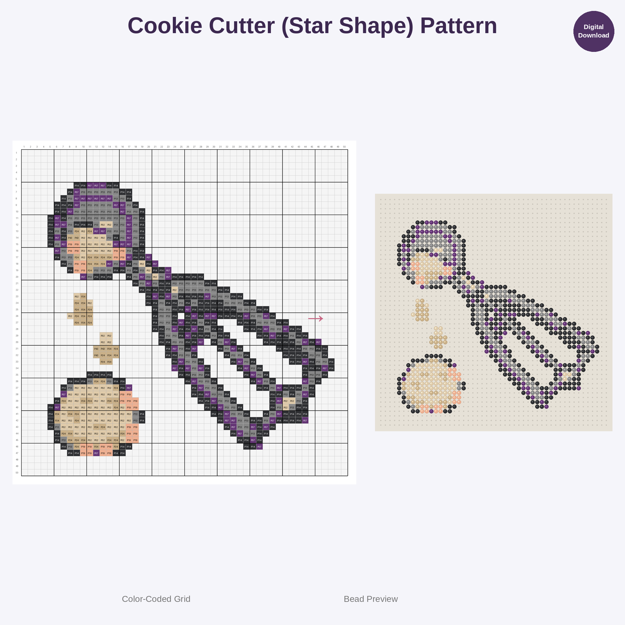 Culinary Cuties Collection Perler Bead Patterns Bundle, 48 Designs (PDF Digital Download)