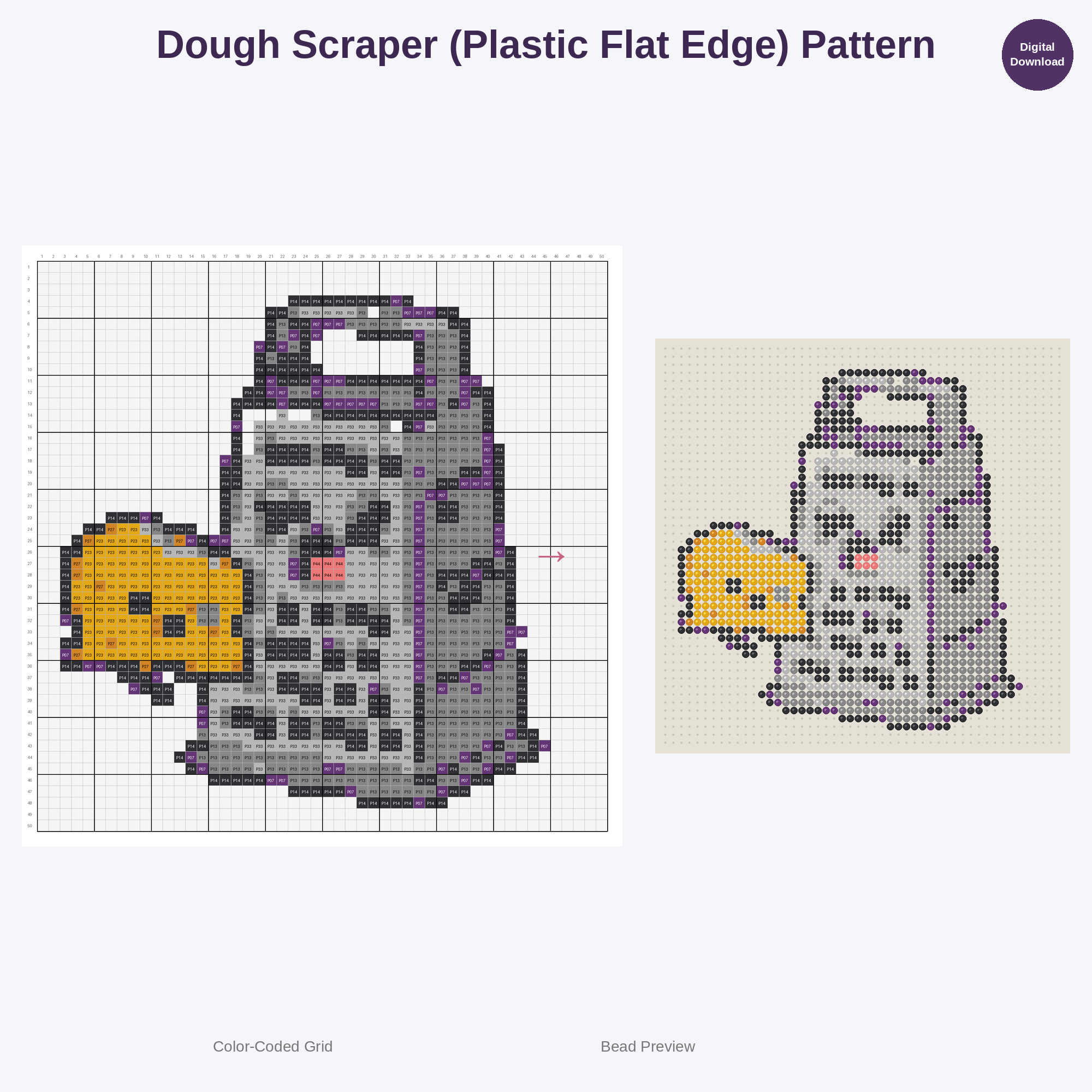 Culinary Cuties Collection Perler Bead Patterns Bundle, 48 Designs (PDF Digital Download)
