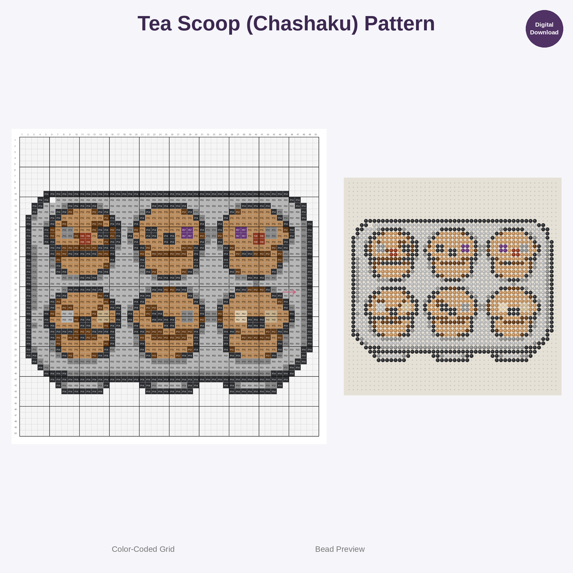 Culinary Cuties Collection Perler Bead Patterns Bundle, 48 Designs (PDF Digital Download)