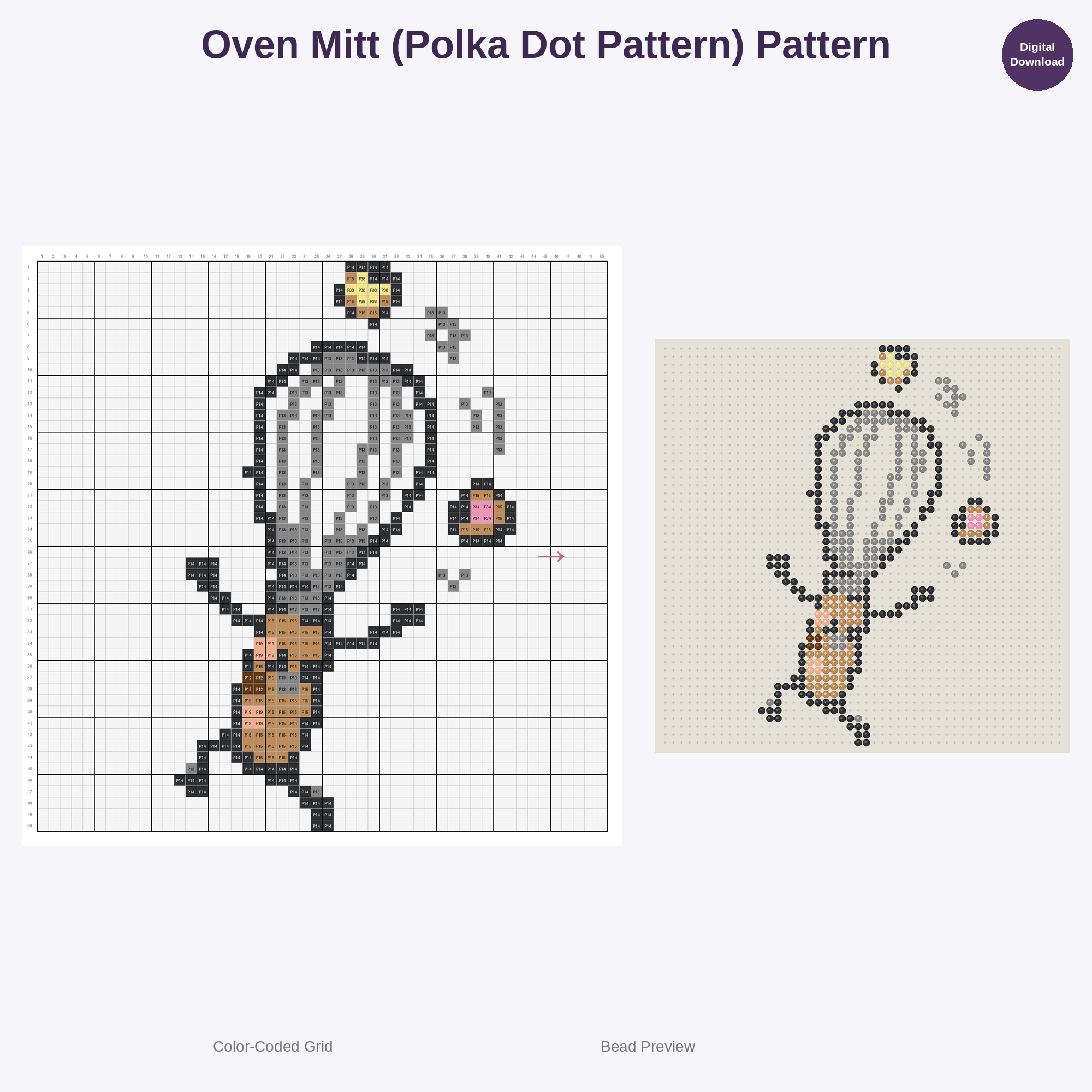 Culinary Cuties Collection Perler Bead Patterns Bundle, 48 Designs (PDF Digital Download)