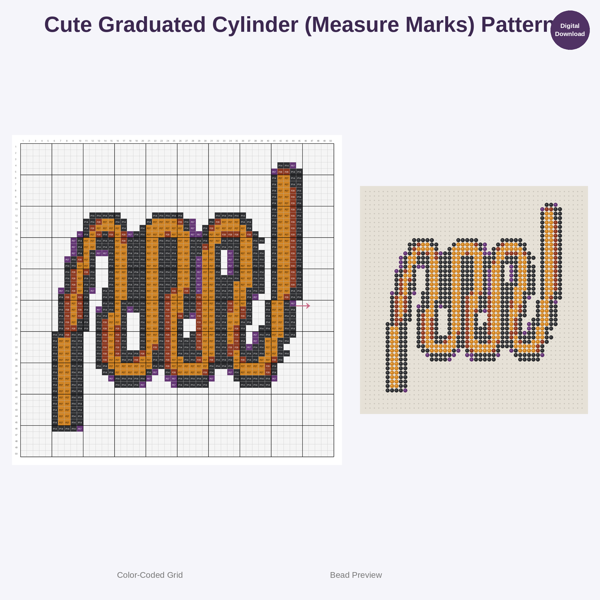 Curious Inventor's Lab Perler Bead Patterns Bundle, 48 Designs (PDF Digital Download)