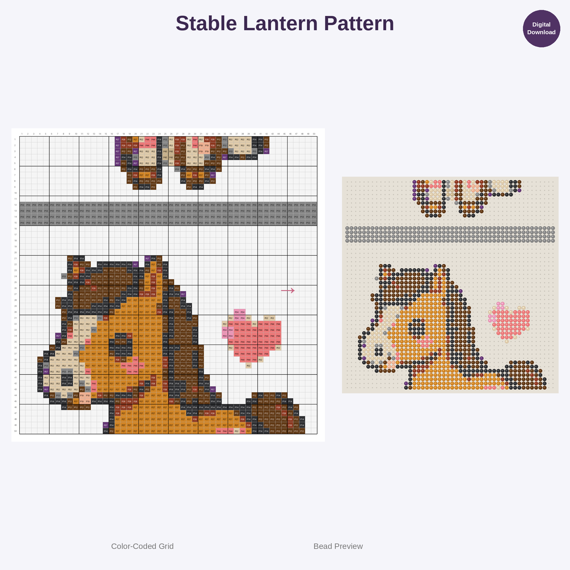Cute Kids Equestrian Adventures Perler Bead Patterns Bundle, 48 Designs (PDF Digital Download)