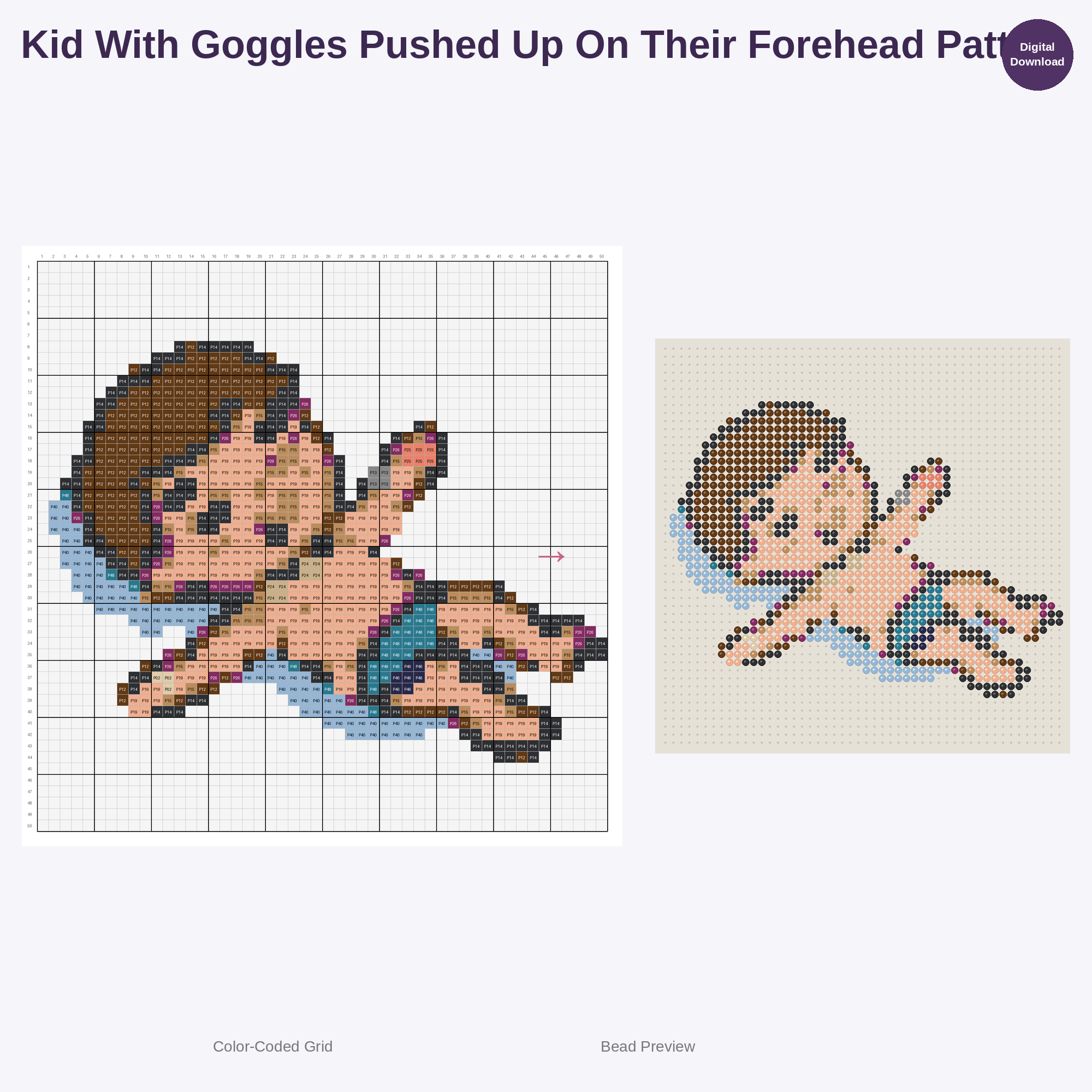 Cute Kids Swimming Adventures Perler Bead Patterns Bundle, 48 Designs (PDF Digital Download)