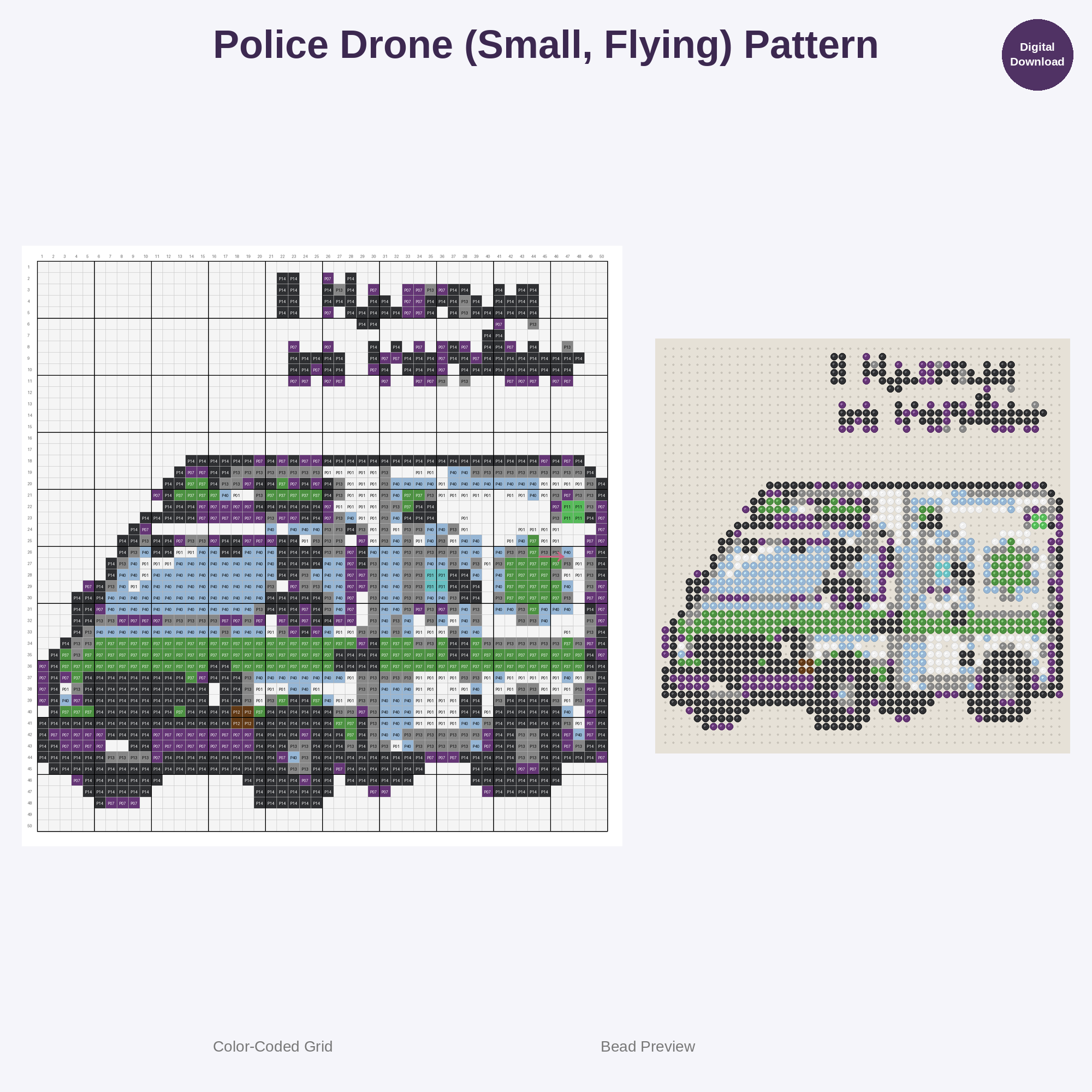 Brave Rescue Vehicles Perler Bead Patterns Bundle, 48 Designs (PDF Digital Download)