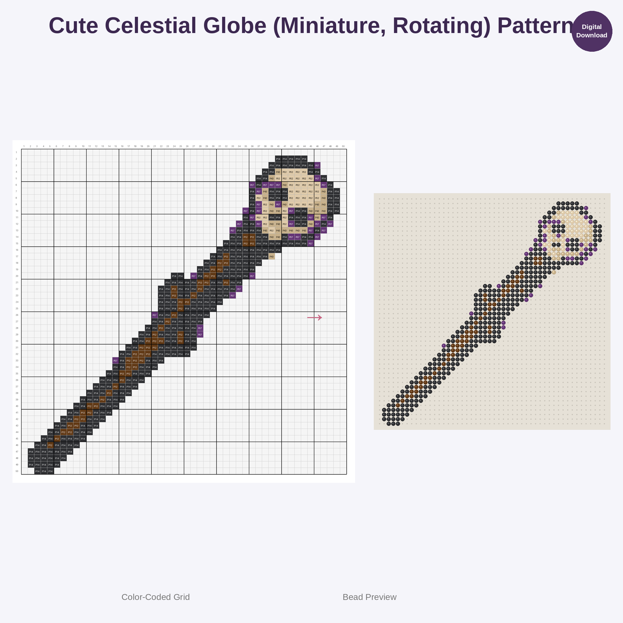 Magical Arcana & Spellcraft Collection Perler Bead Patterns Bundle, 48 Designs (PDF Digital Download)