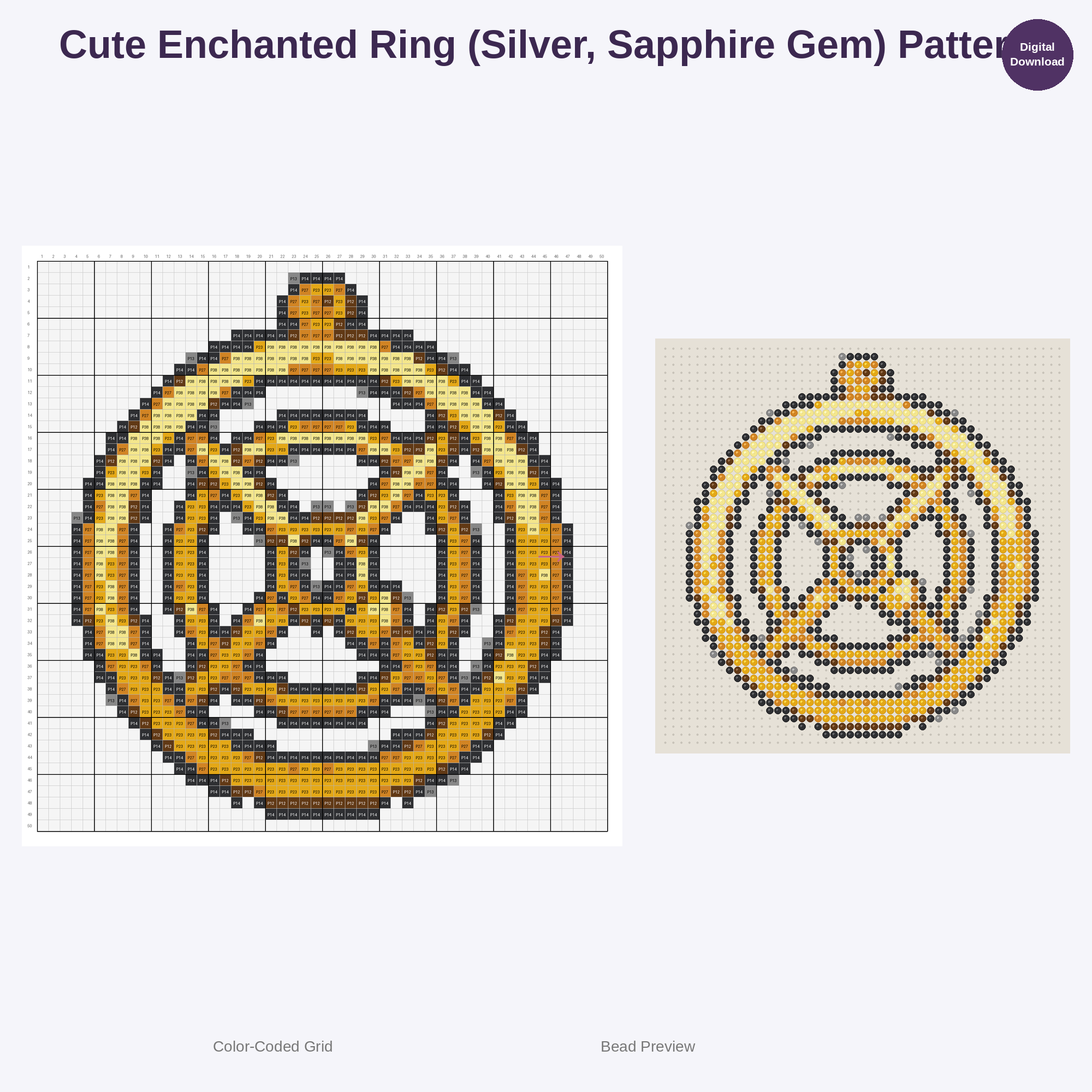Magical Arcana & Spellcraft Collection Perler Bead Patterns Bundle, 48 Designs (PDF Digital Download)