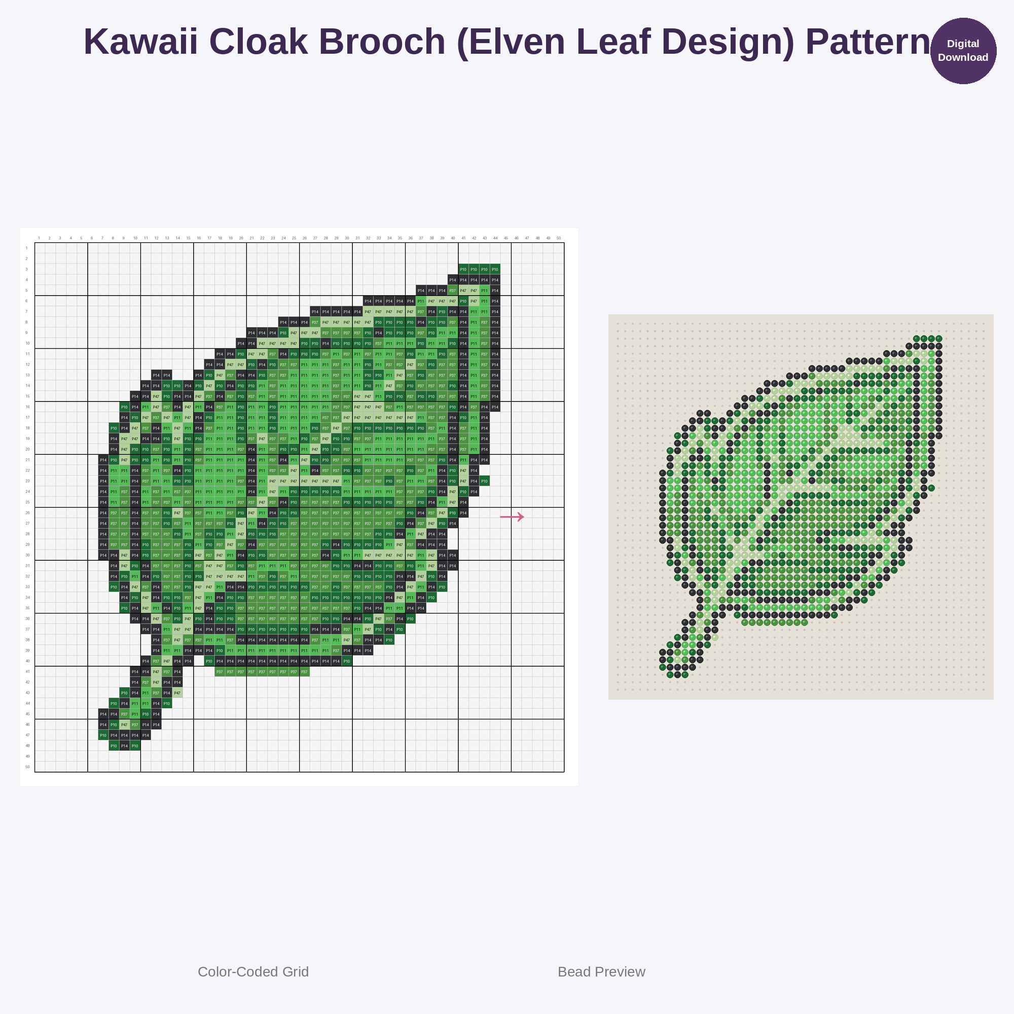Magical Arcana & Spellcraft Collection Perler Bead Patterns Bundle, 48 Designs (PDF Digital Download)