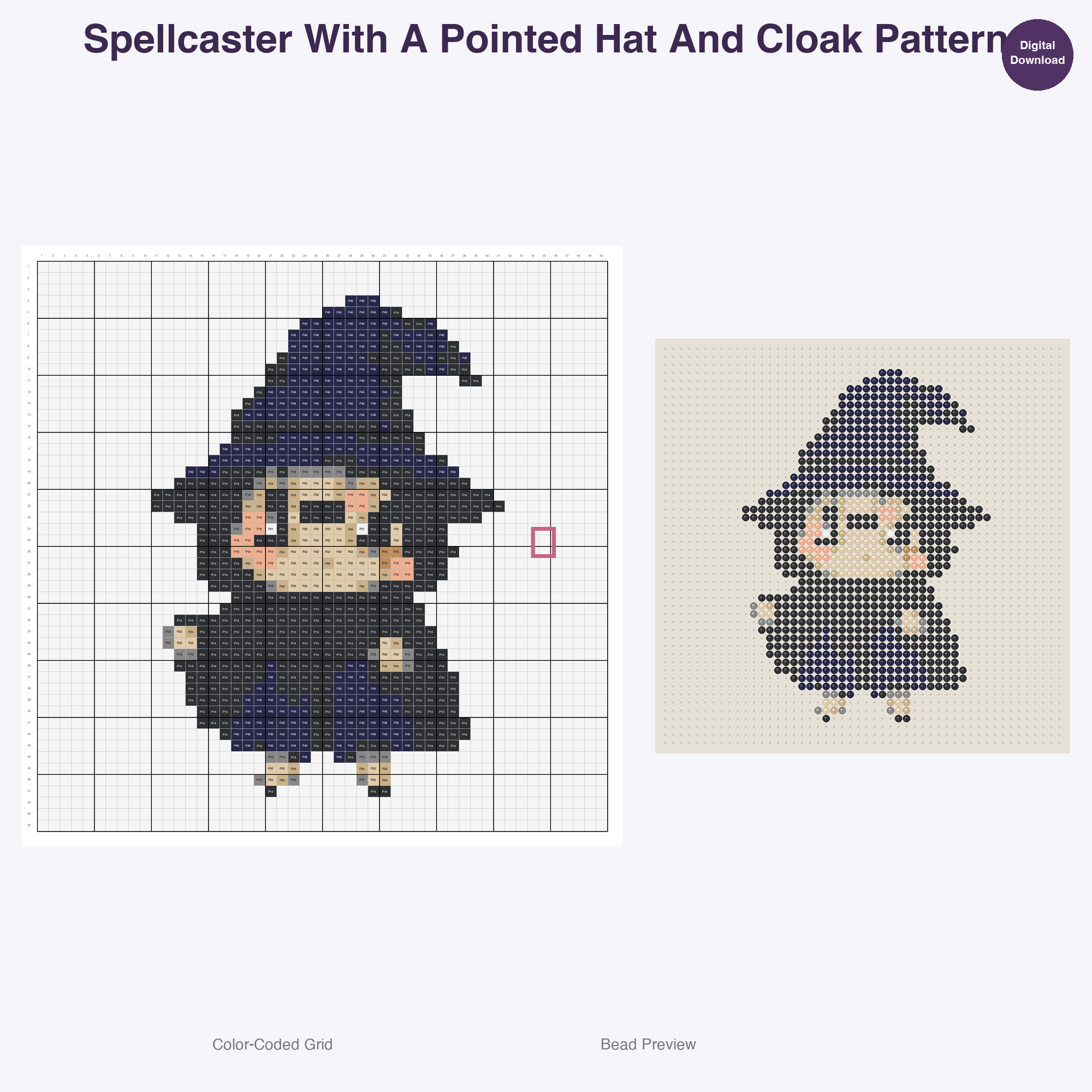 Fablewood Kingdom Inhabitants Perler Bead Patterns, 48 Designs x 3 Grid Sizes (29x29 + 50x50 + 128x128), Fuse Bead PDF Digital Download