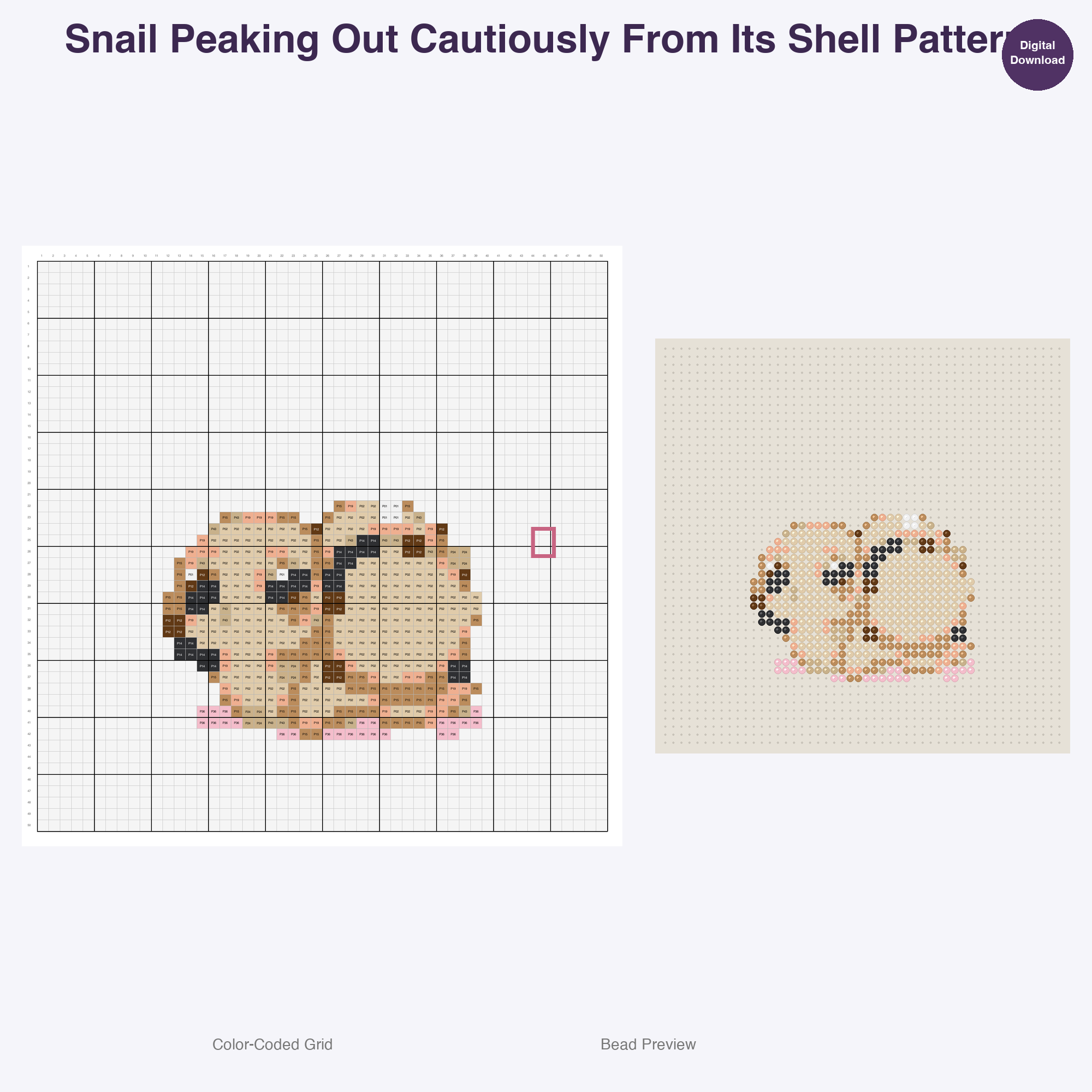 Fairy Garden Fauna Perler Bead Patterns, 48 Designs x 3 Grid Sizes (29x29 + 50x50 + 128x128), Fuse Bead PDF Digital Download
