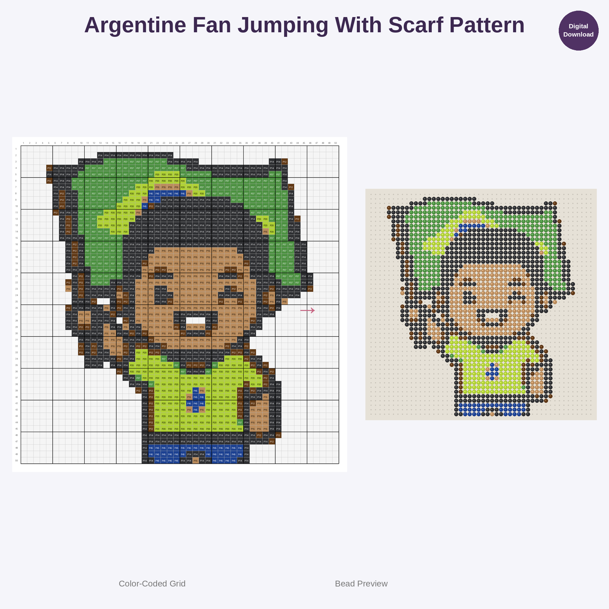 Global Football Fan Fiesta Perler Bead Patterns Bundle, 48 Designs (PDF Digital Download)