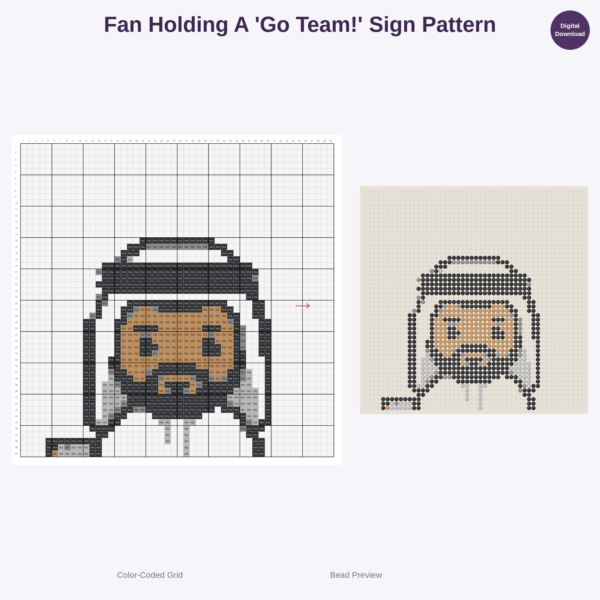 Global Football Fan Fiesta Perler Bead Patterns Bundle, 48 Designs (PDF Digital Download)