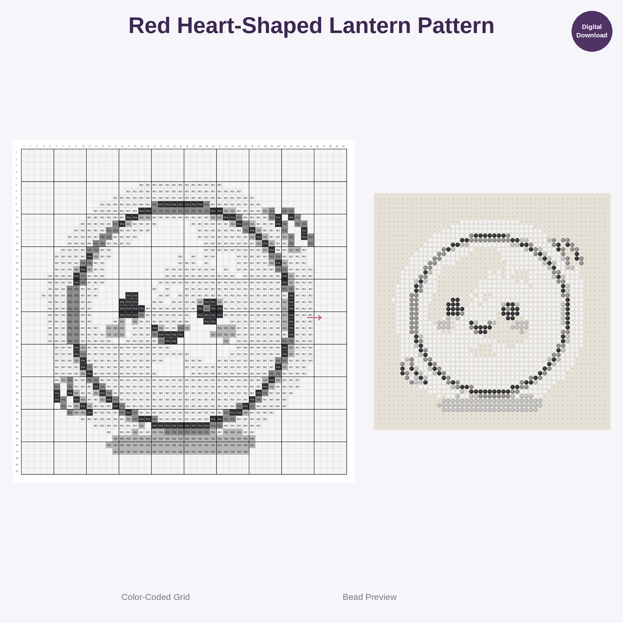 Global Celebration Lanterns & Lights Perler Bead Patterns Bundle, 48 Designs (PDF Digital Download)