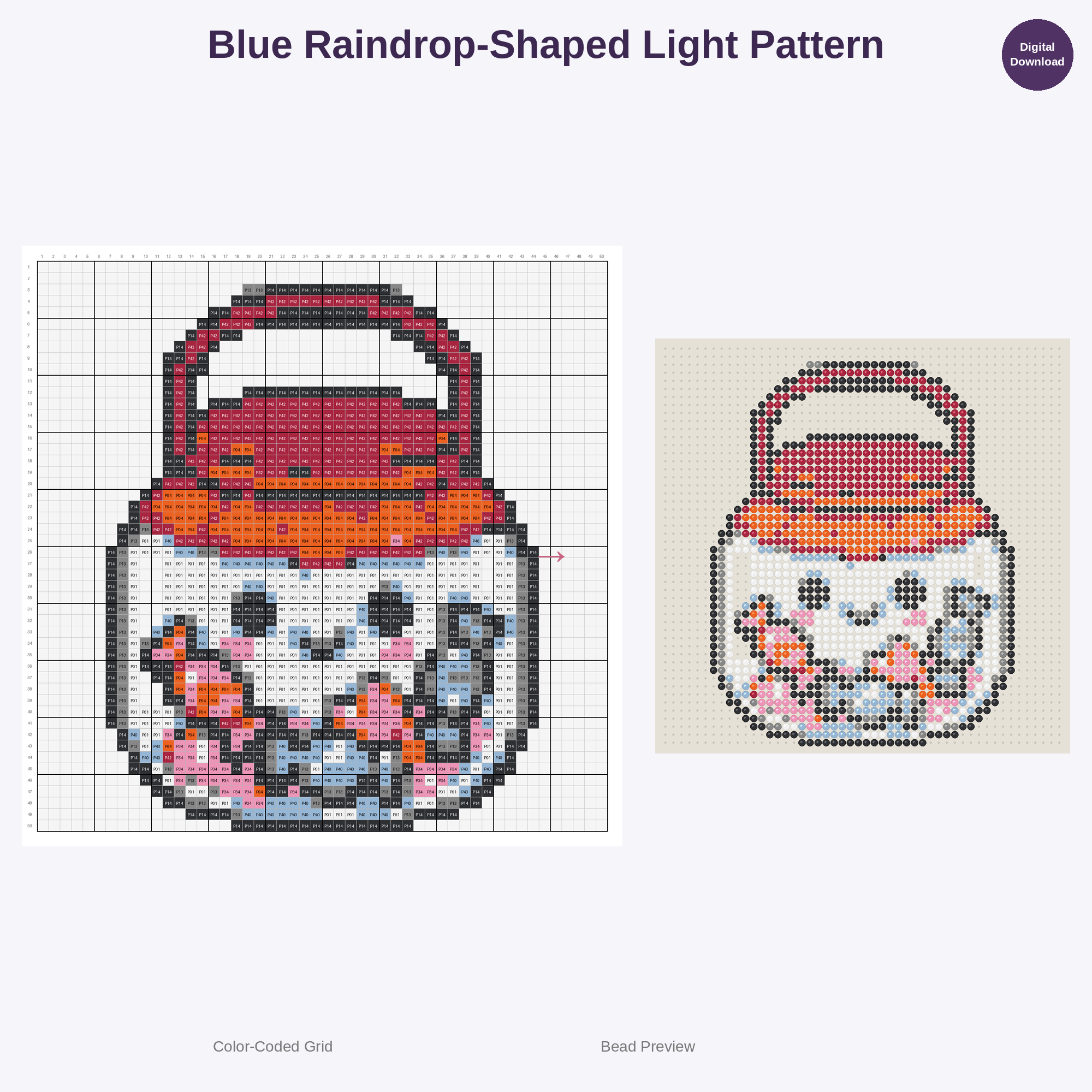 Global Celebration Lanterns & Lights Perler Bead Patterns Bundle, 48 Designs (PDF Digital Download)