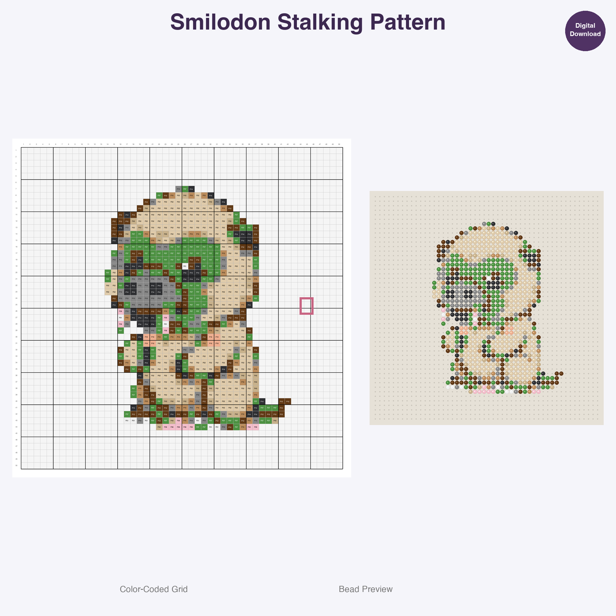Ice Age Adorables Perler Bead Patterns Bundle, 48 Designs (PDF Digital Download)