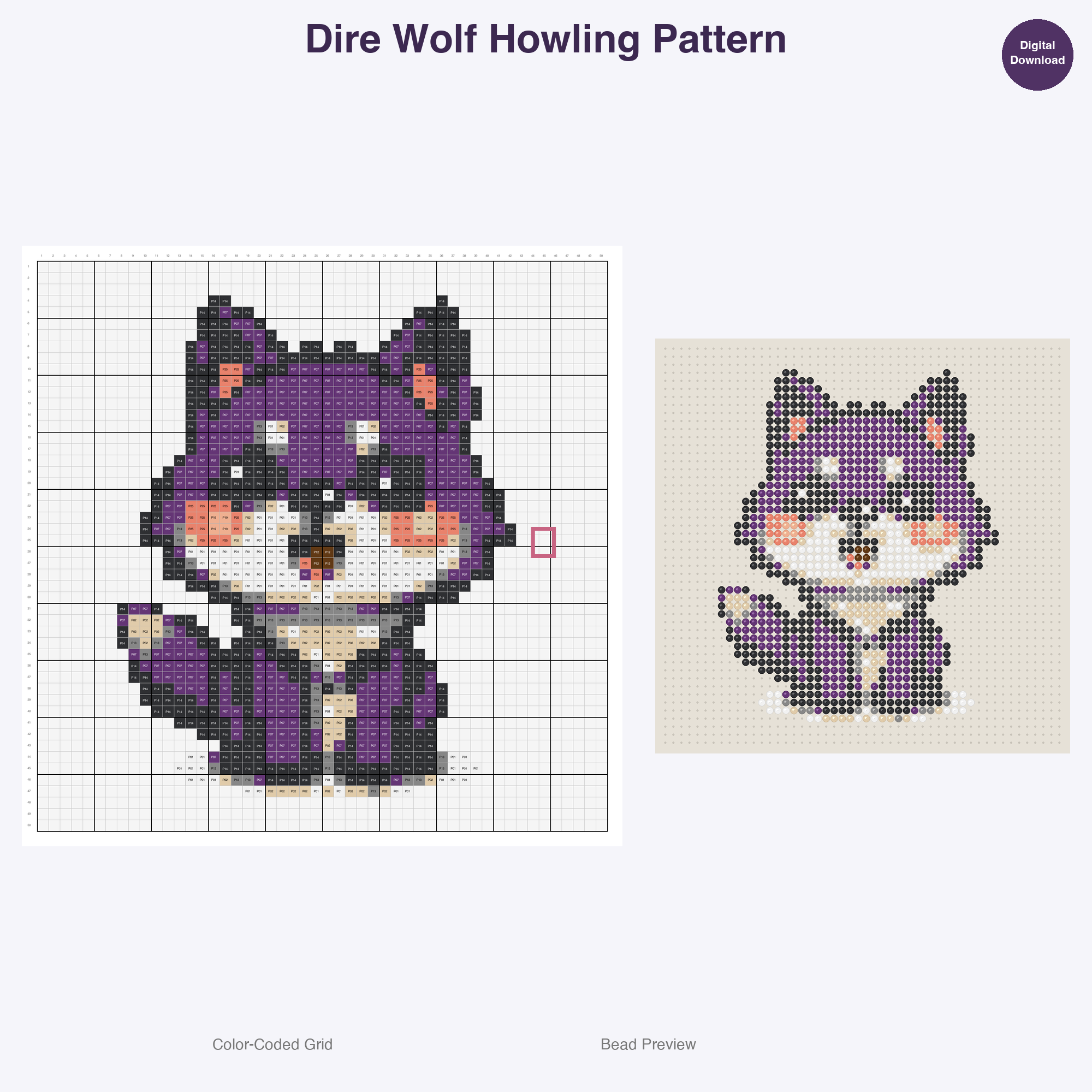 Ice Age Adorables Perler Bead Patterns Bundle, 48 Designs (PDF Digital Download)