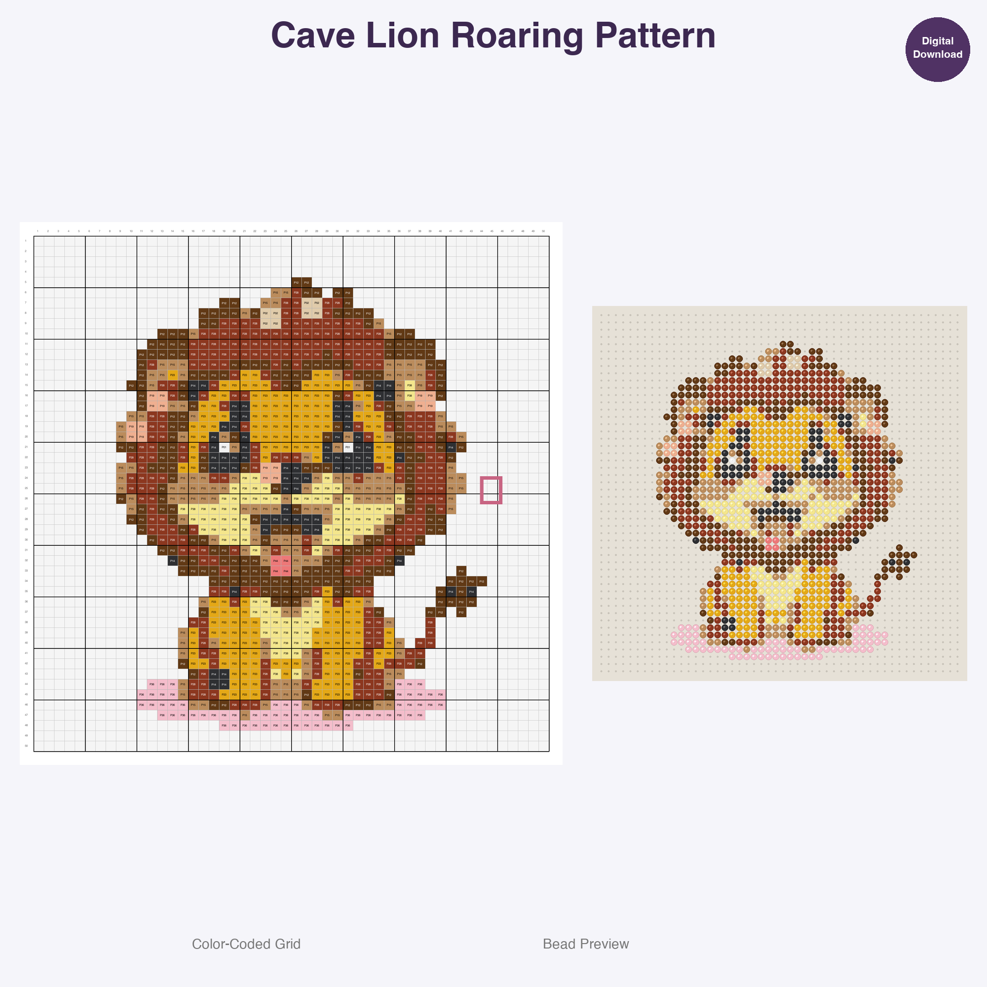 Ice Age Adorables Perler Bead Patterns Bundle, 48 Designs (PDF Digital Download)