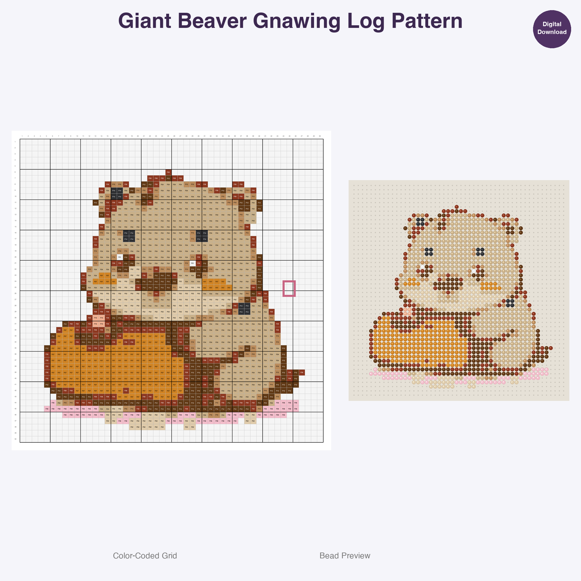 Ice Age Adorables Perler Bead Patterns Bundle, 48 Designs (PDF Digital Download)