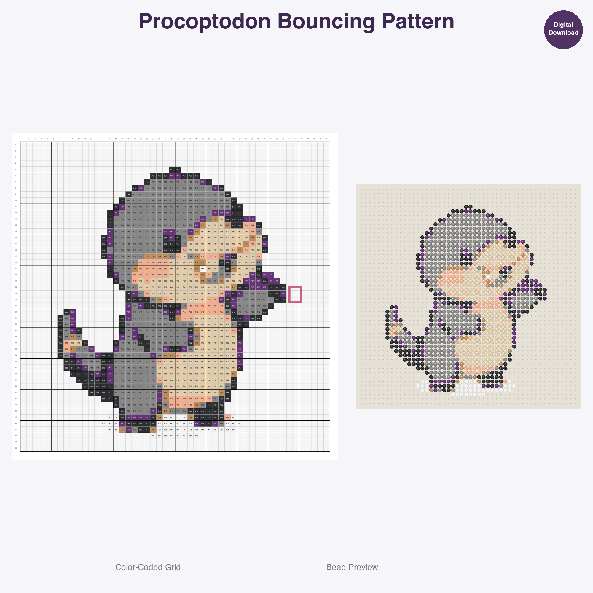 Ice Age Adorables Perler Bead Patterns Bundle, 48 Designs (PDF Digital Download)