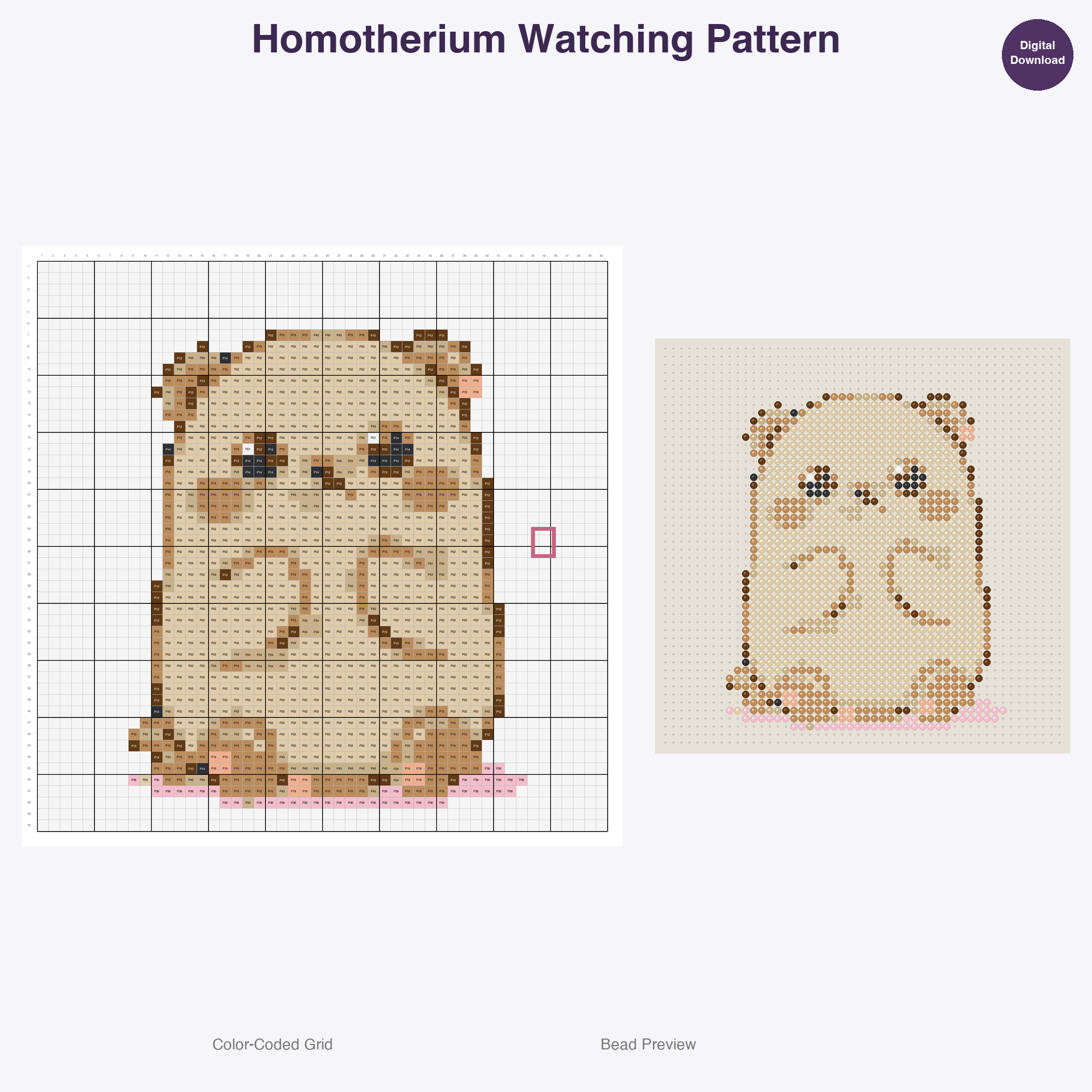 Ice Age Adorables Perler Bead Patterns Bundle, 48 Designs (PDF Digital Download)