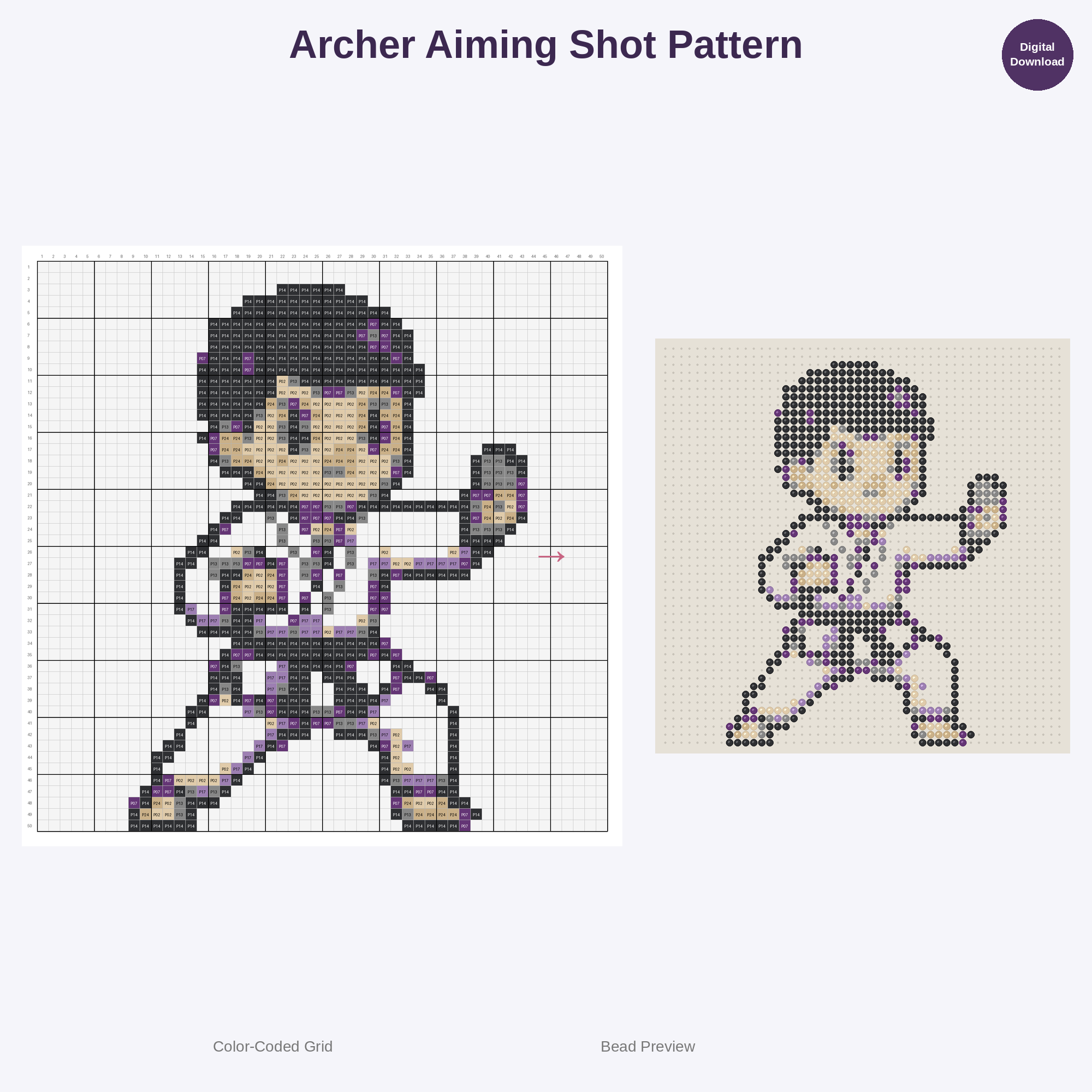 Cute Kawaii Athletes in Action Perler Bead Patterns Bundle, 48 Designs (PDF Digital Download)