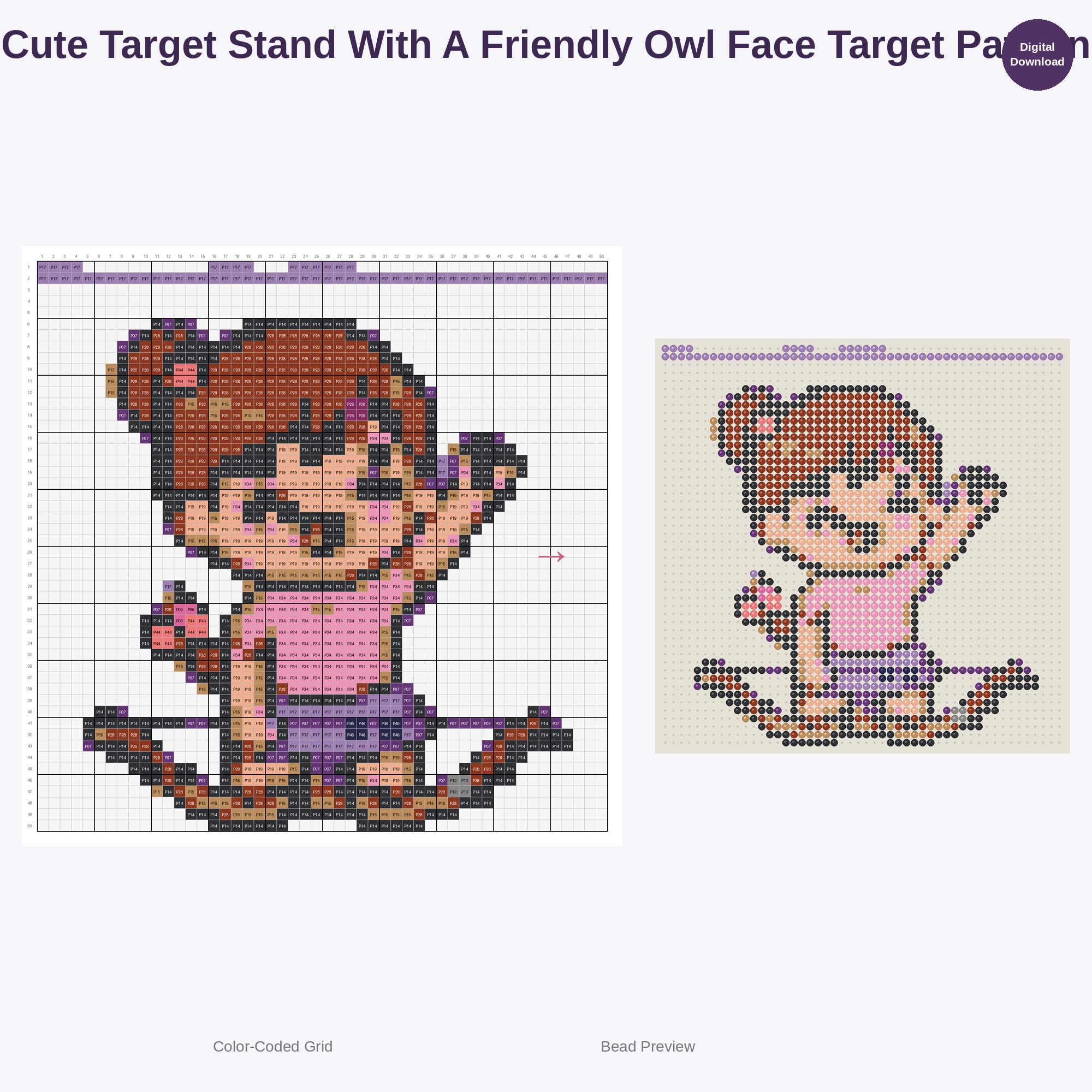 Kawaii Kids Archery Adventures Perler Bead Patterns Bundle, 48 Designs (PDF Digital Download)