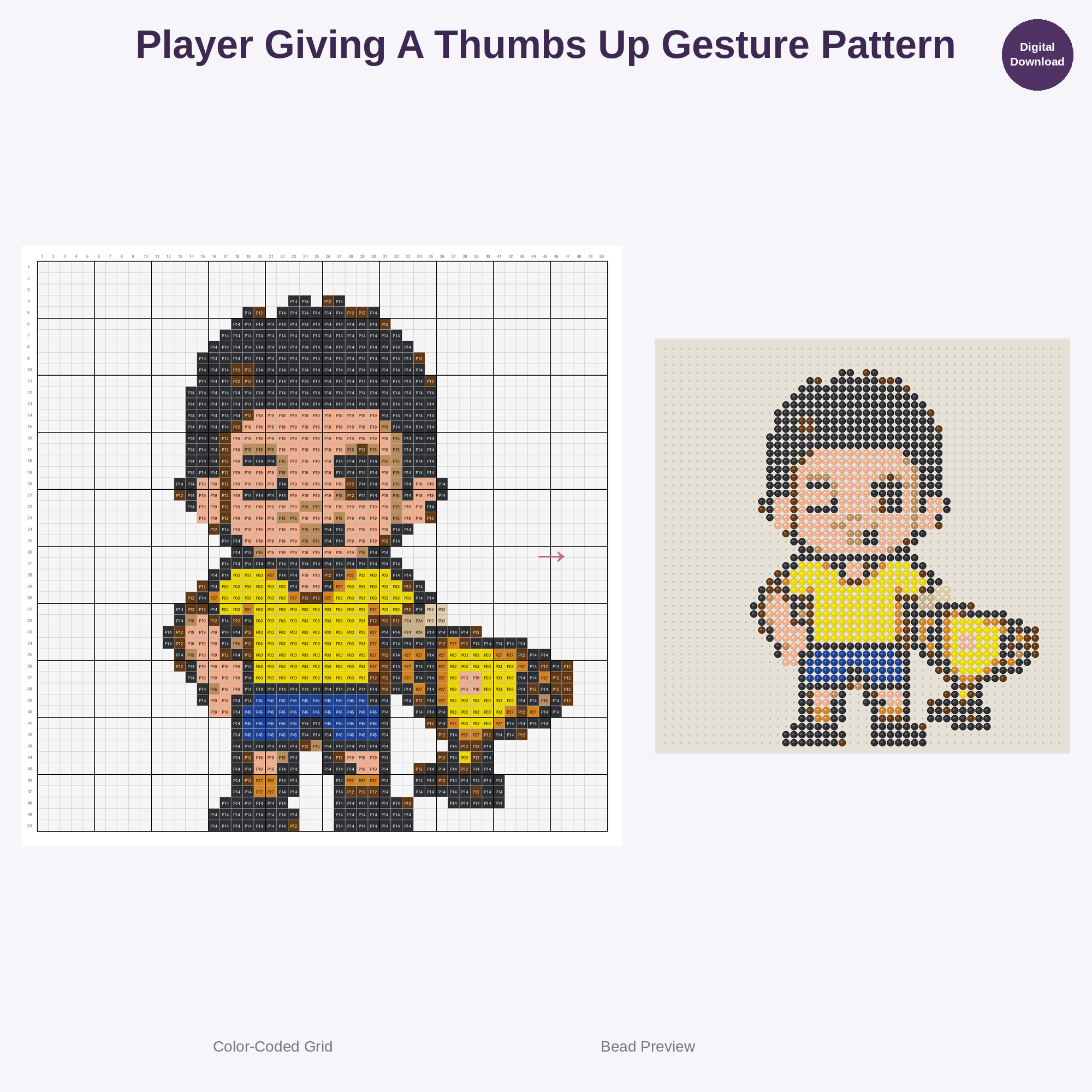 Cute Kawaii Kids Soccer Team Perler Bead Patterns Bundle, 48 Designs (PDF Digital Download)