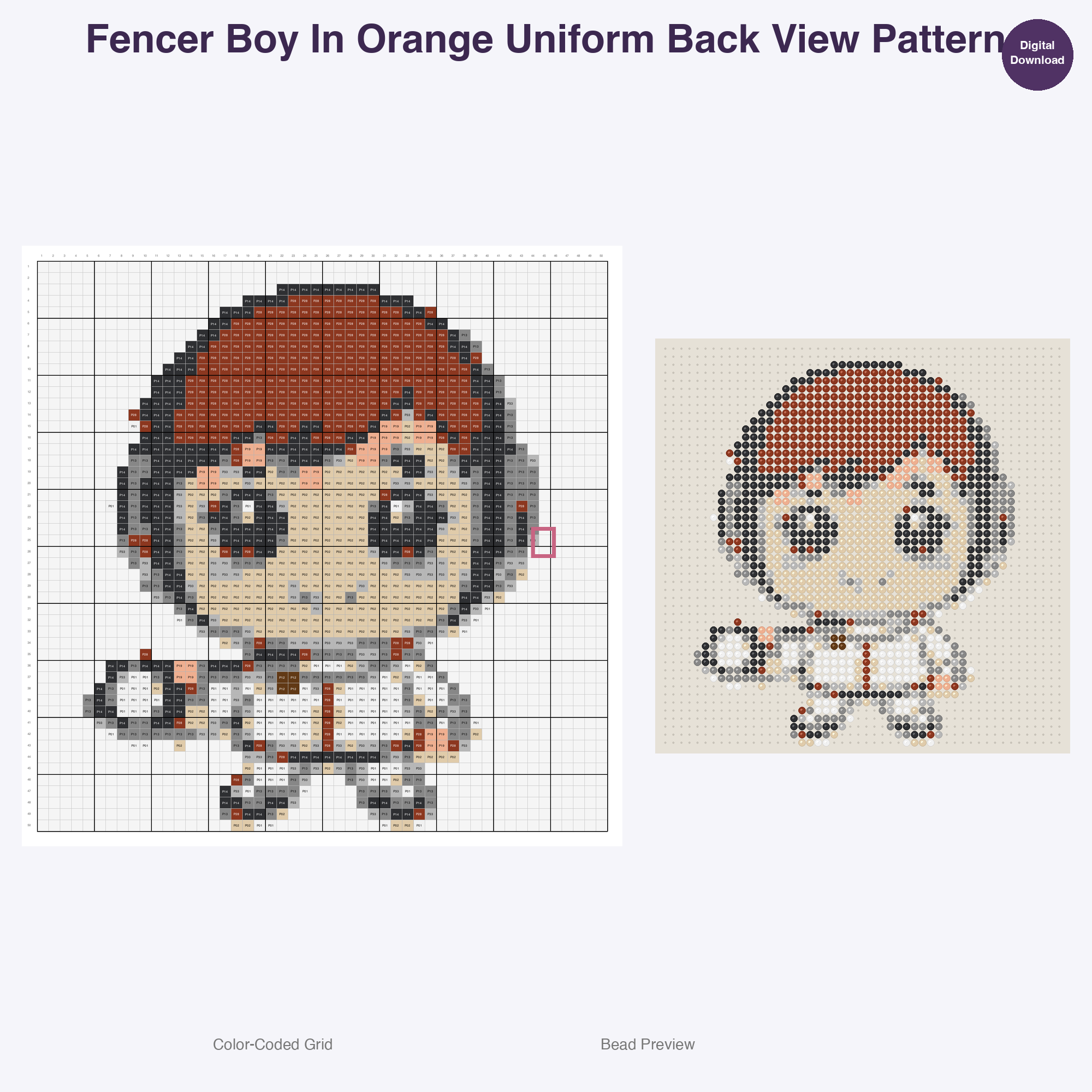 Cute Kids Fencing Adventures Perler Bead Patterns Bundle, 48 Designs (PDF Digital Download)