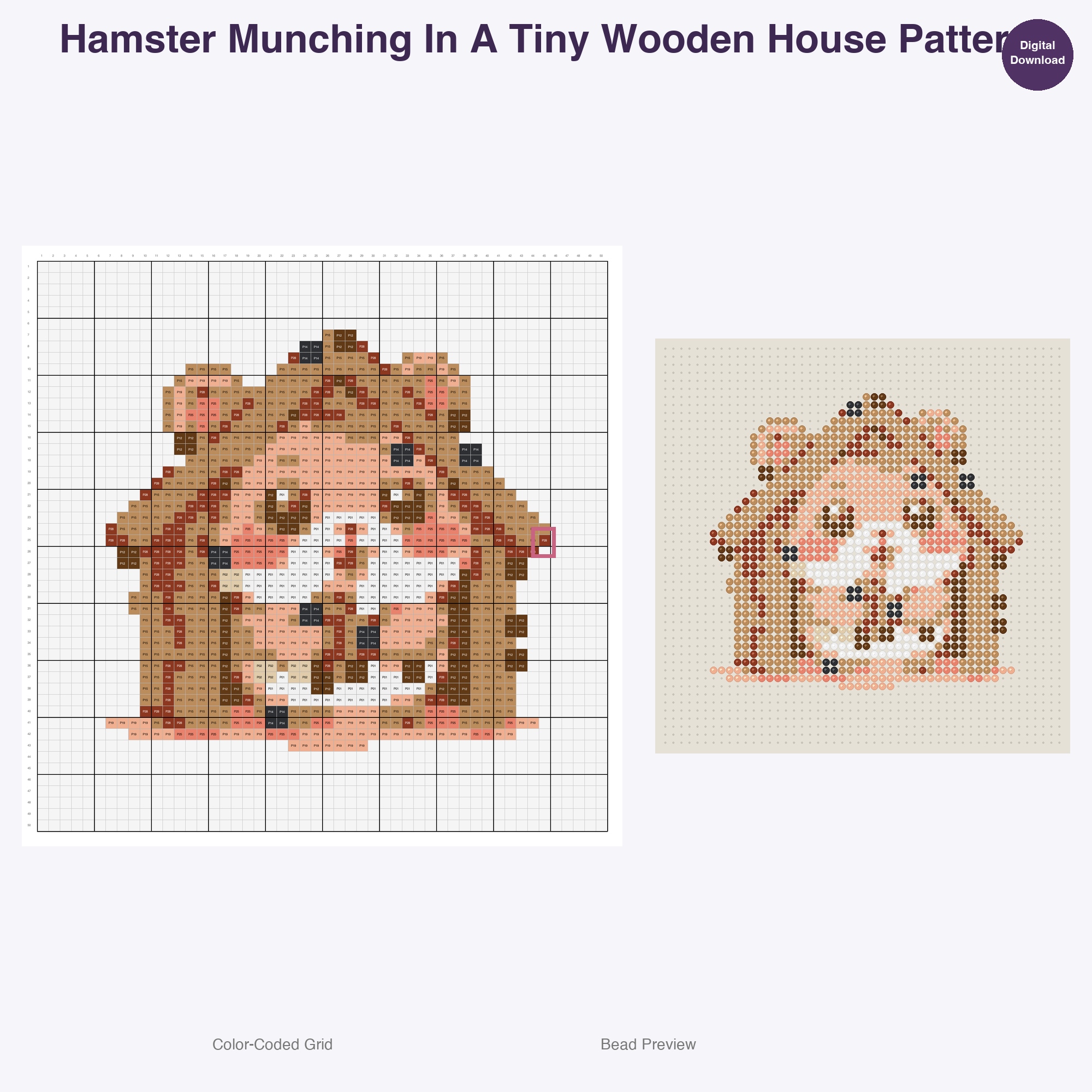 Little Lair Sweethearts Perler Bead Patterns, 48 Designs x 3 Grid Sizes (29x29 + 50x50 + 128x128), Fuse Bead PDF Digital Download