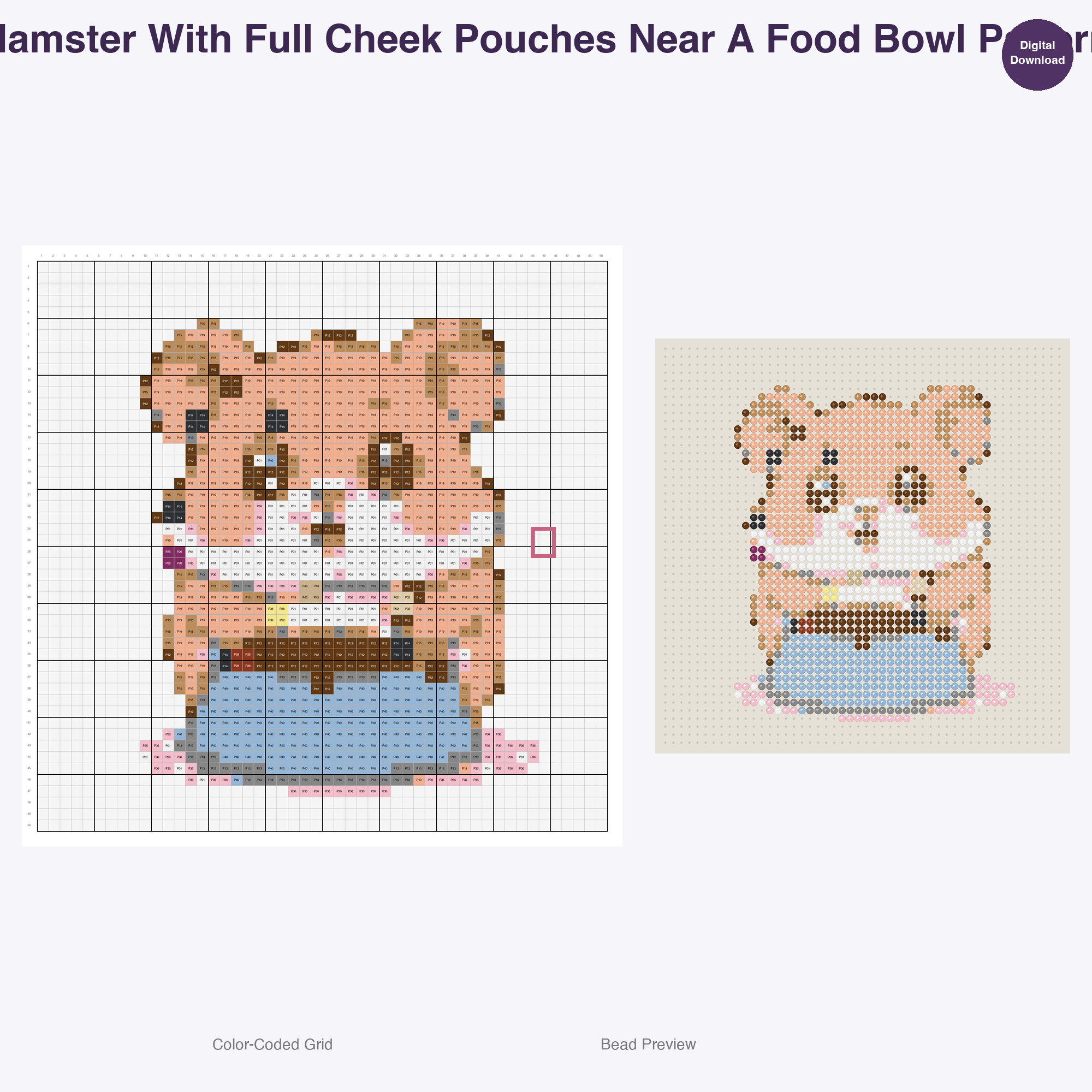 Little Lair Sweethearts Perler Bead Patterns, 48 Designs x 3 Grid Sizes (29x29 + 50x50 + 128x128), Fuse Bead PDF Digital Download