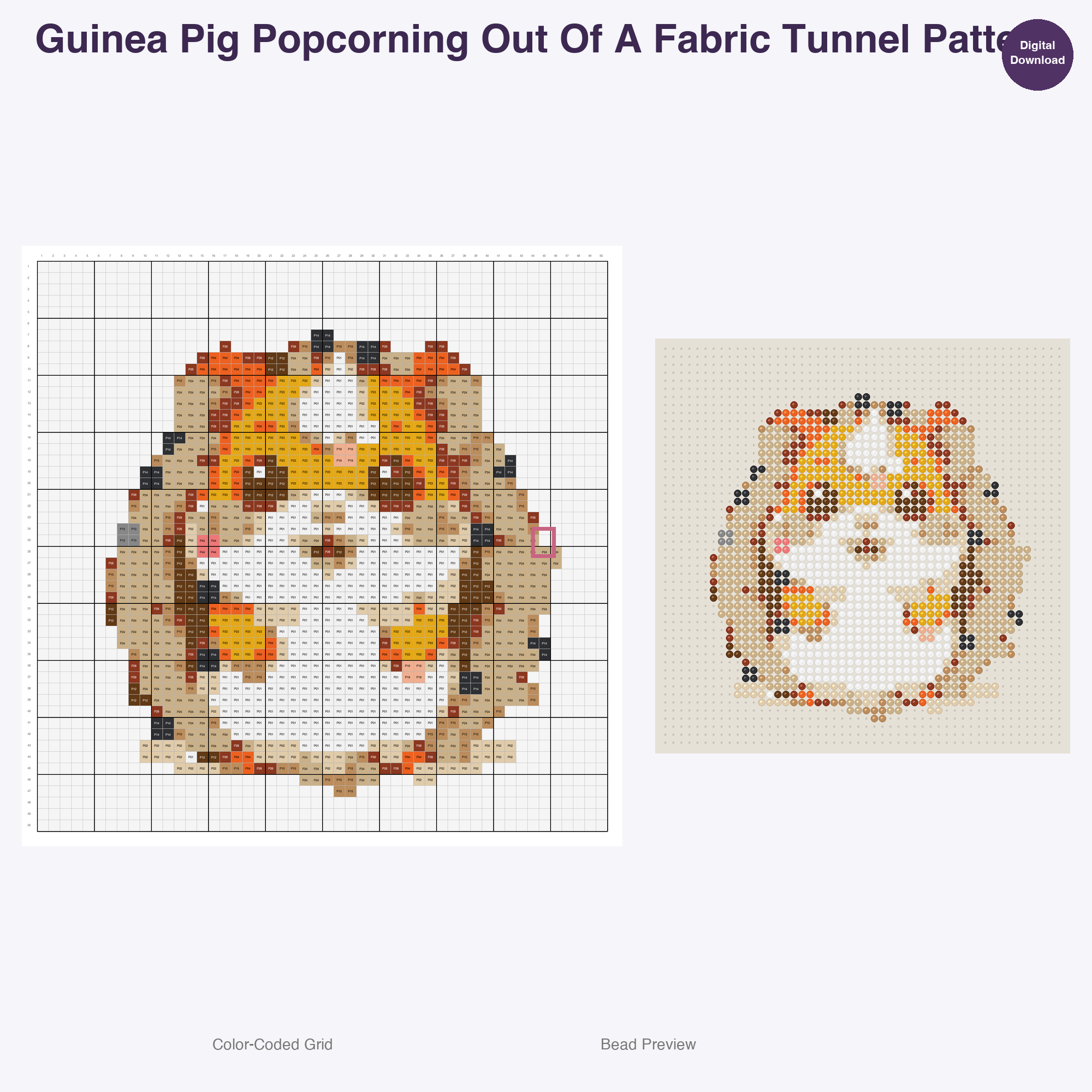Little Lair Sweethearts Perler Bead Patterns, 48 Designs x 3 Grid Sizes (29x29 + 50x50 + 128x128), Fuse Bead PDF Digital Download