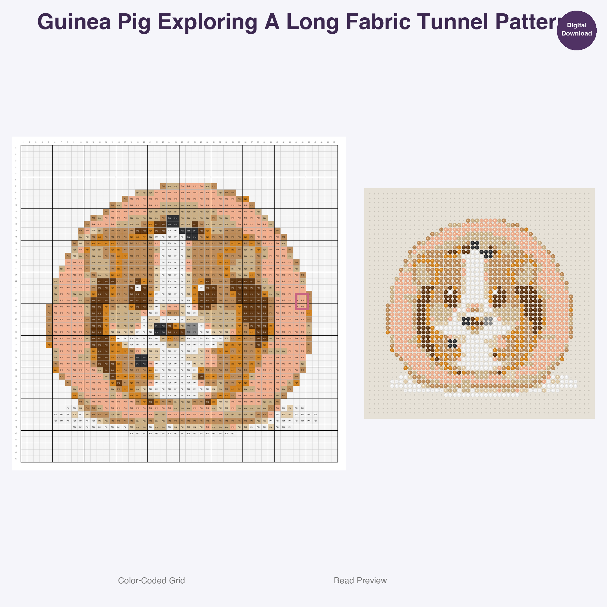 Little Lair Sweethearts Perler Bead Patterns, 48 Designs x 3 Grid Sizes (29x29 + 50x50 + 128x128), Fuse Bead PDF Digital Download