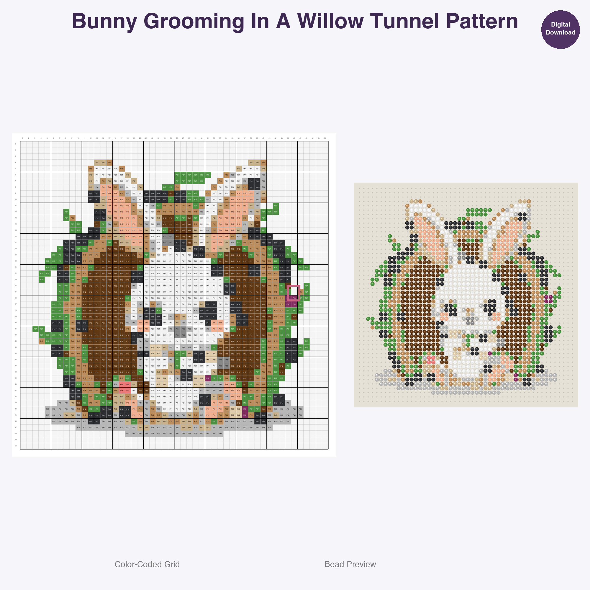 Little Lair Sweethearts Perler Bead Patterns, 48 Designs x 3 Grid Sizes (29x29 + 50x50 + 128x128), Fuse Bead PDF Digital Download