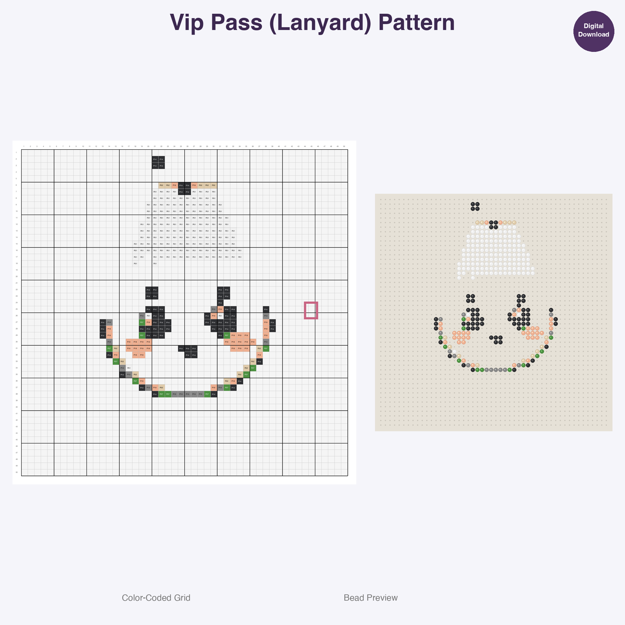 Music Festival Fun Perler Bead Patterns Bundle, 48 Designs (PDF Digital Download)