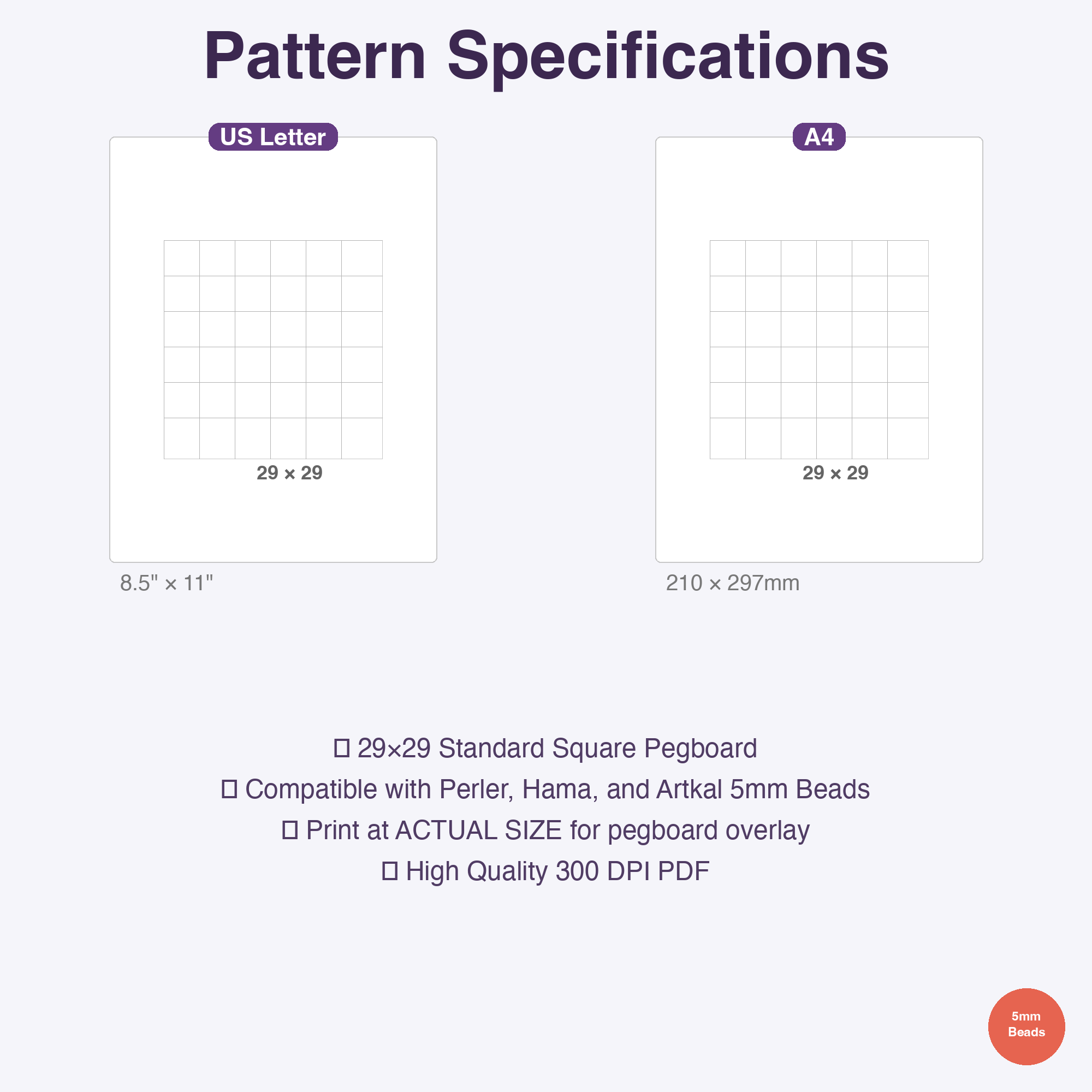 Music Festival Fun Perler Bead Patterns Bundle, 48 Designs (PDF Digital Download)
