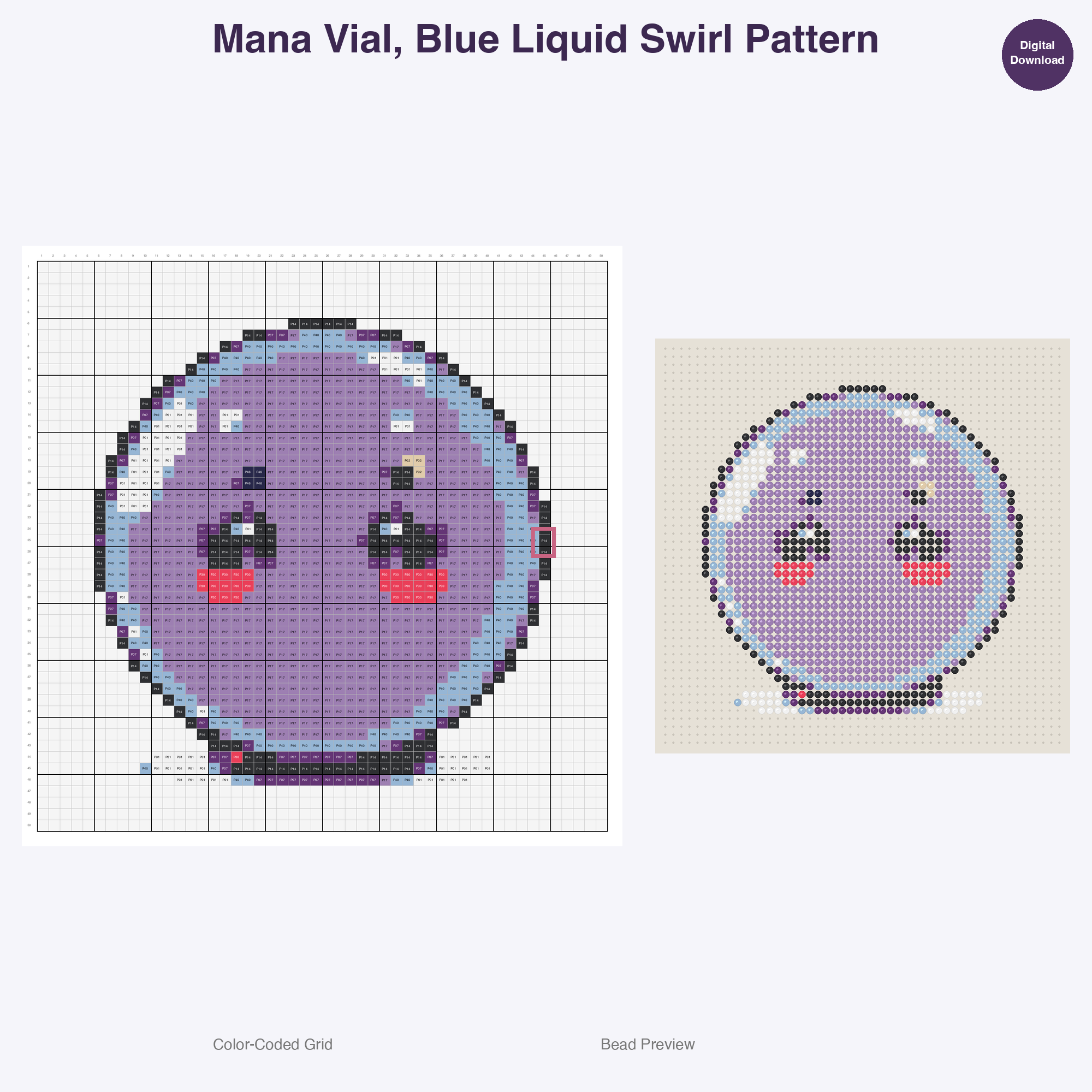Mystical Artifacts Spellbooks Perler Bead Patterns Bundle, 48 Designs (PDF Digital Download)