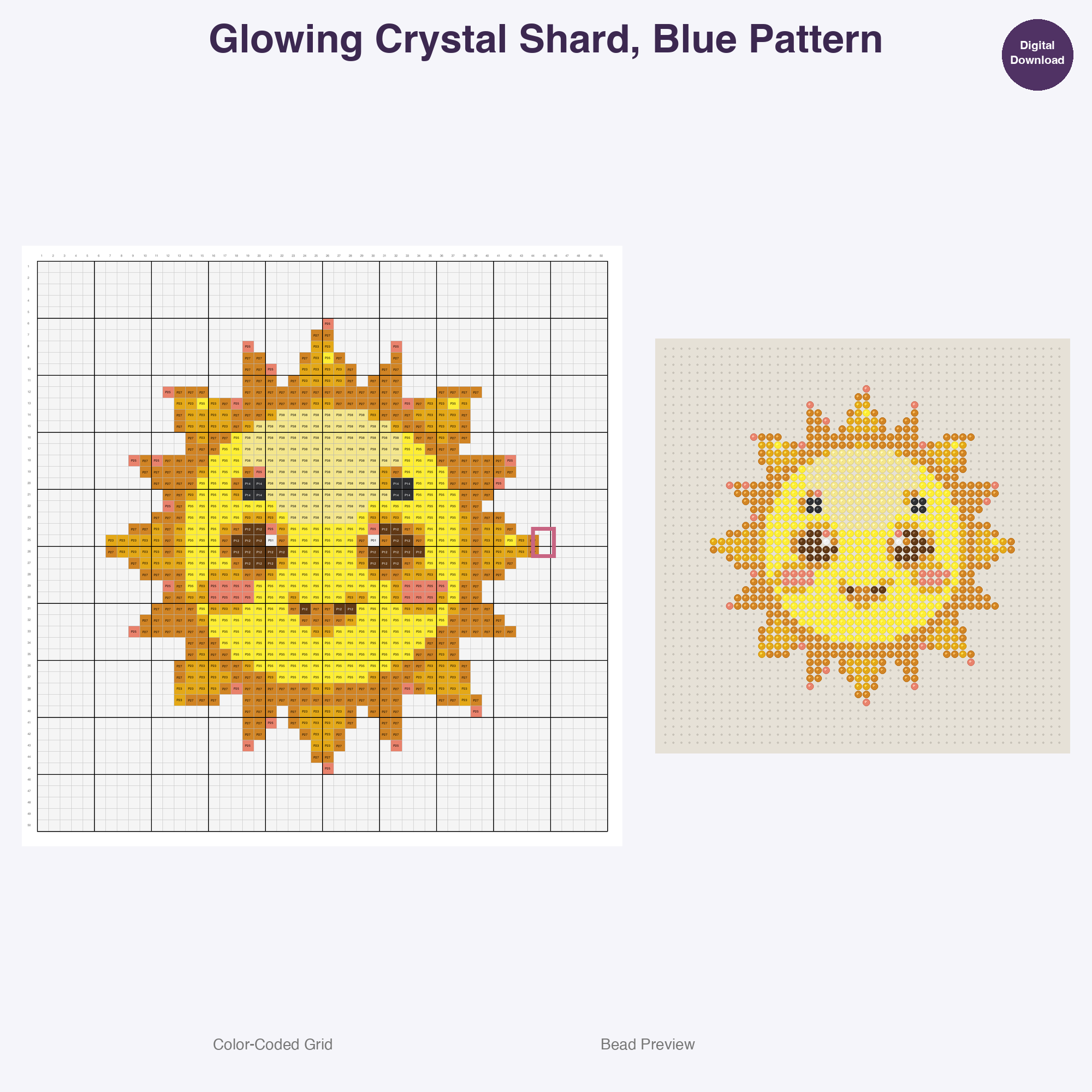 Mystical Artifacts Spellbooks Perler Bead Patterns Bundle, 48 Designs (PDF Digital Download)