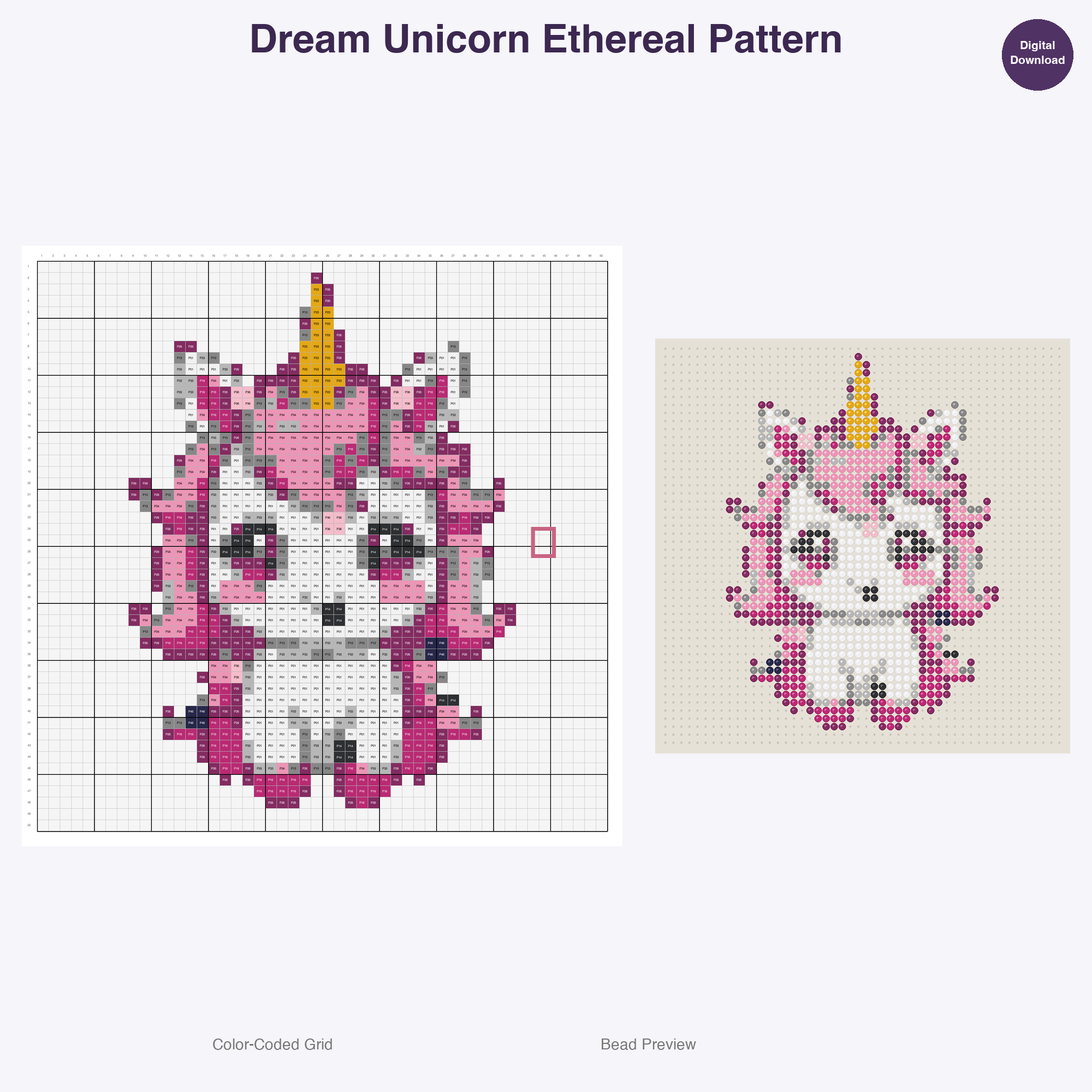 Mythical Elemental Guardians Perler Bead Patterns Bundle, 48 Designs (PDF Digital Download)