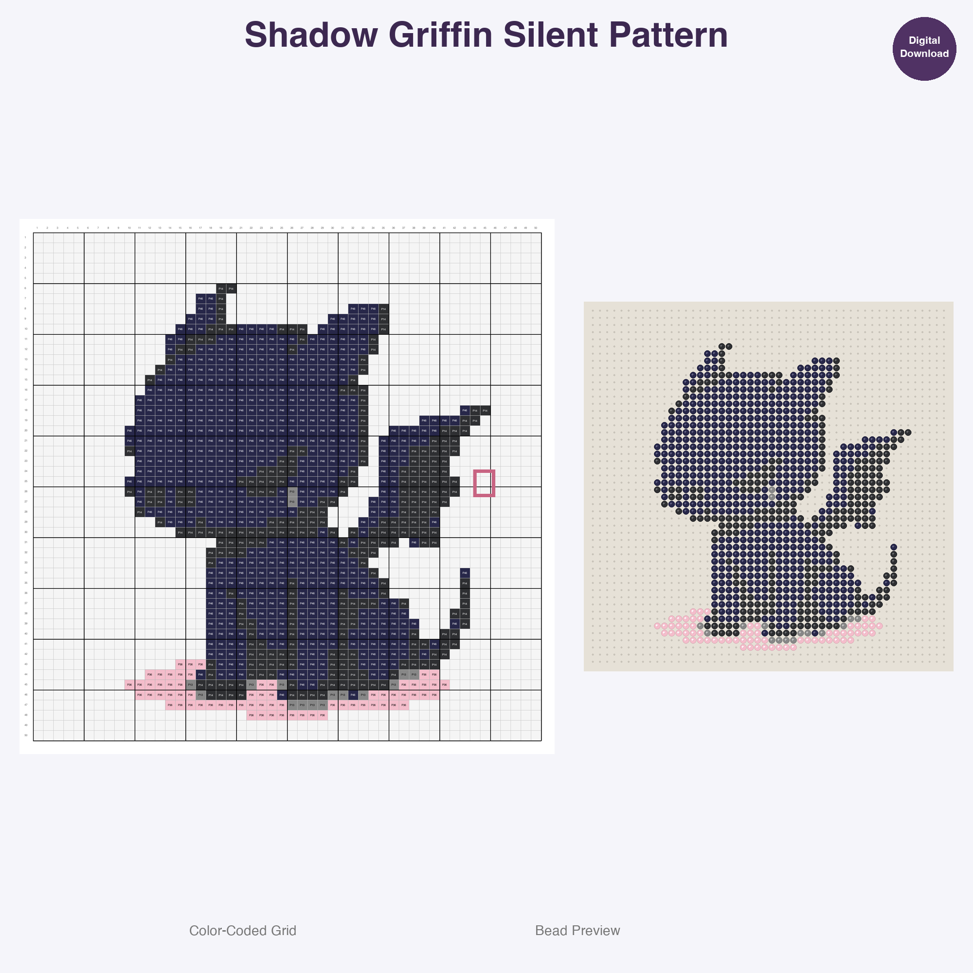 Mythical Elemental Guardians Perler Bead Patterns Bundle, 48 Designs (PDF Digital Download)