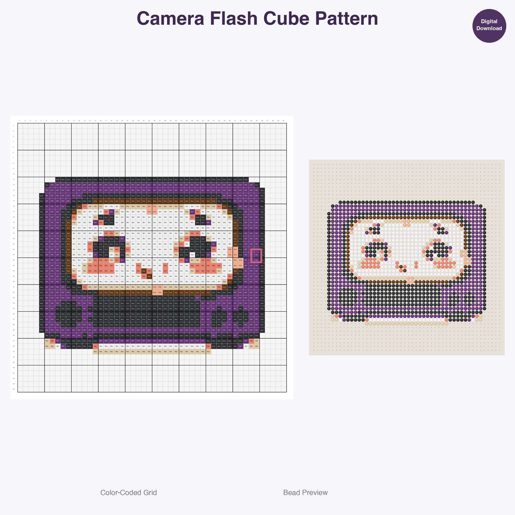 Nostalgic Gadget Charm Perler Bead Patterns Bundle, 48 Designs (PDF Digital Download)