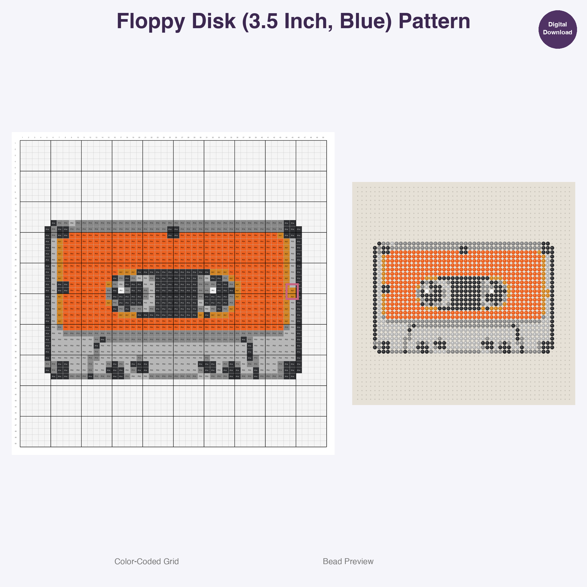 Nostalgic Gadget Charm Perler Bead Patterns Bundle, 48 Designs (PDF Digital Download)