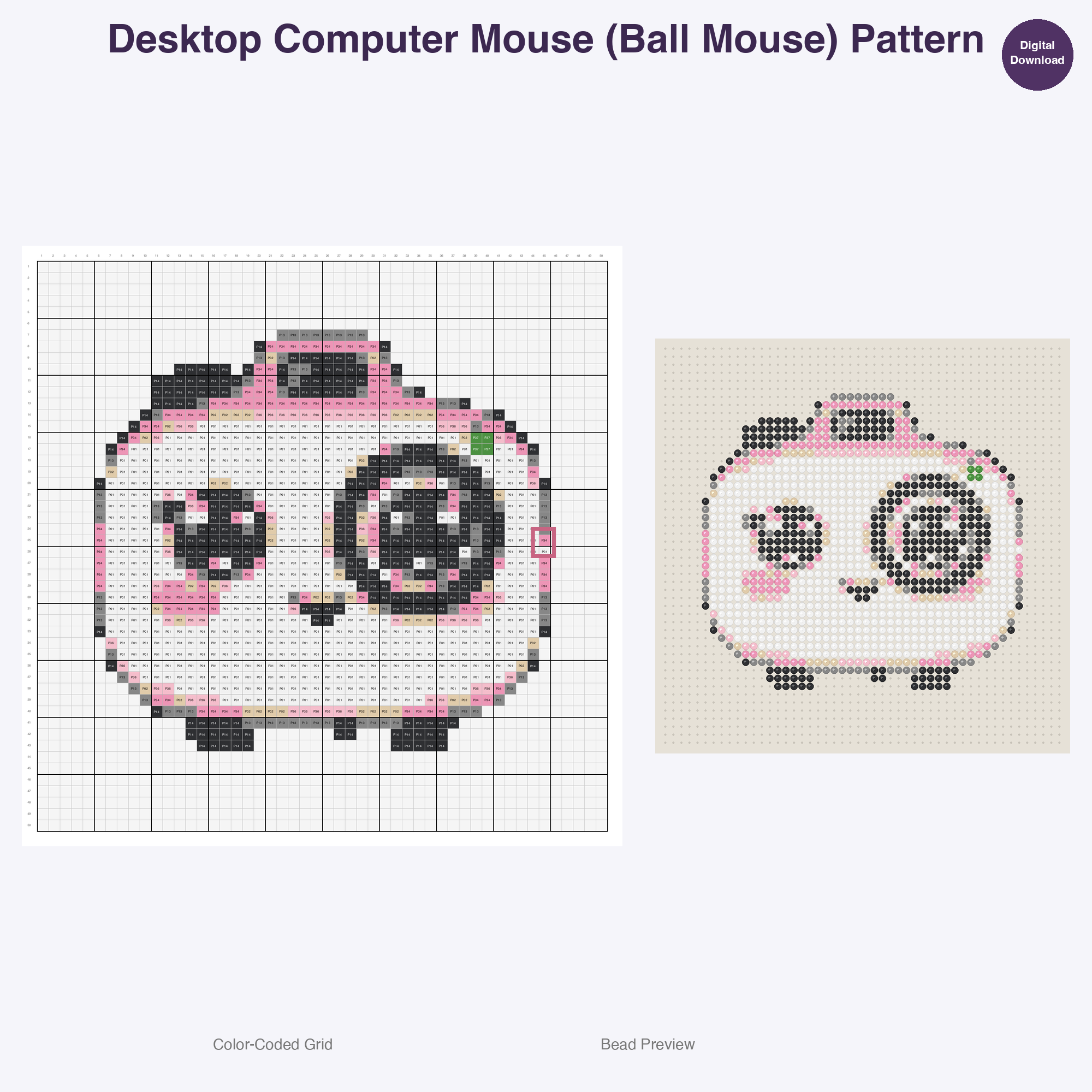 Nostalgic Gadget Charm Perler Bead Patterns Bundle, 48 Designs (PDF Digital Download)