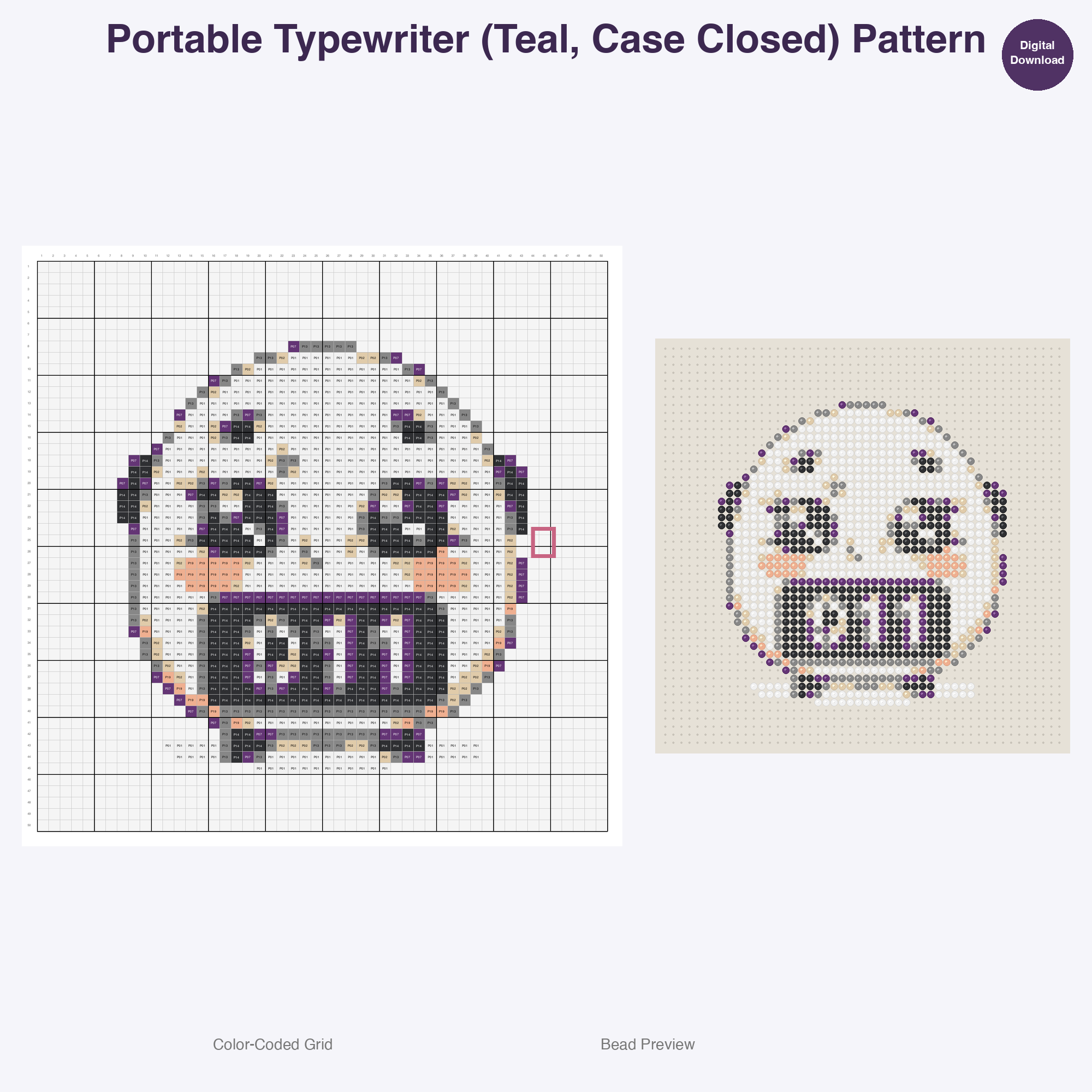 Nostalgic Gadget Charm Perler Bead Patterns Bundle, 48 Designs (PDF Digital Download)